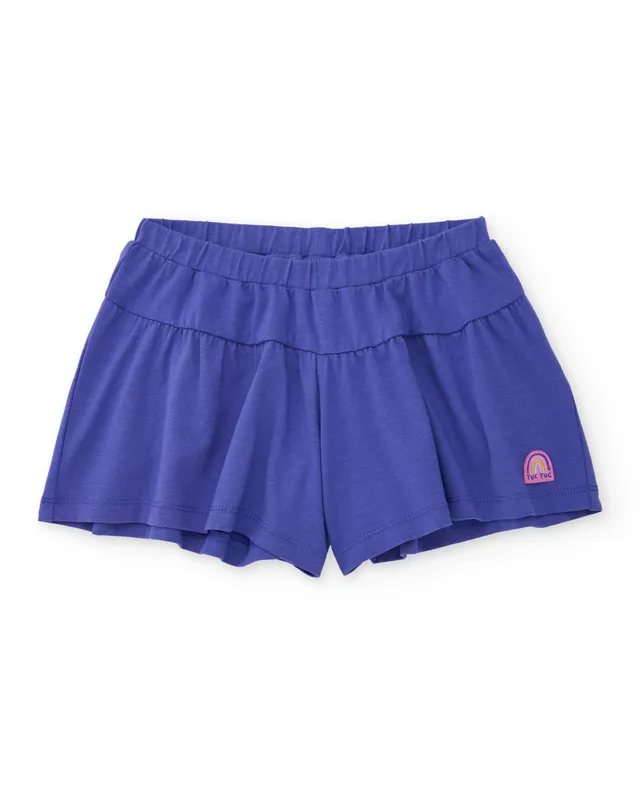 TucTuc Bermuda short bambina fluido lilla maglia