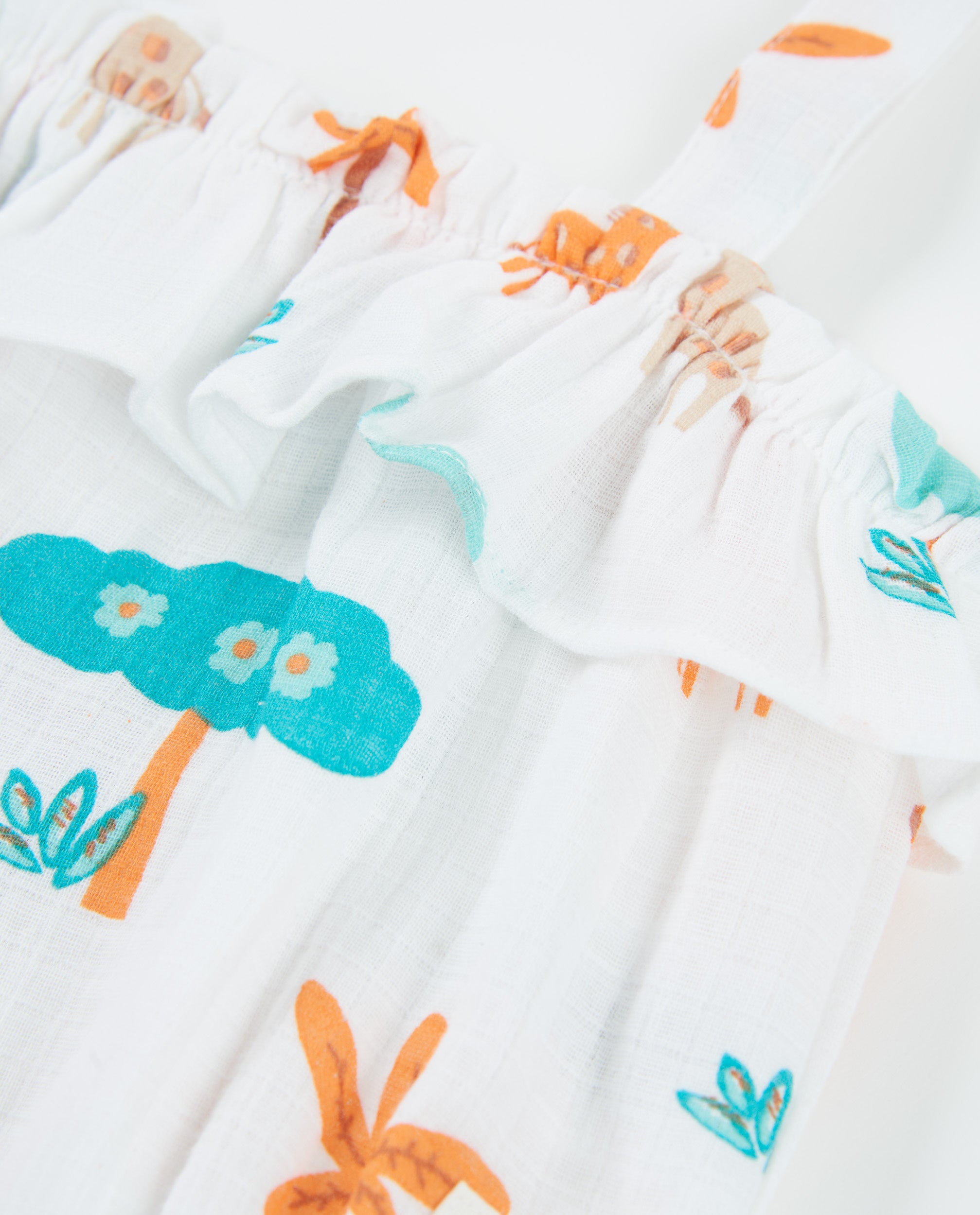 TucTuc Tutine salopette neonato bianco stampa giraffe