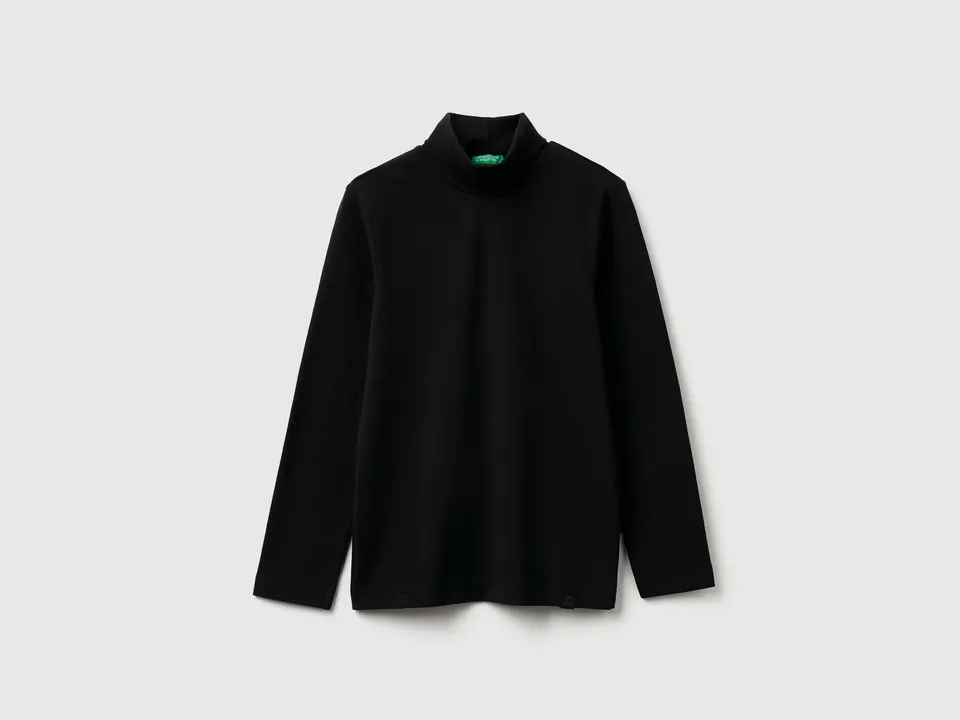 United Colors of Benetton T-Shirts Long sleeve turtleneck maglia cotone