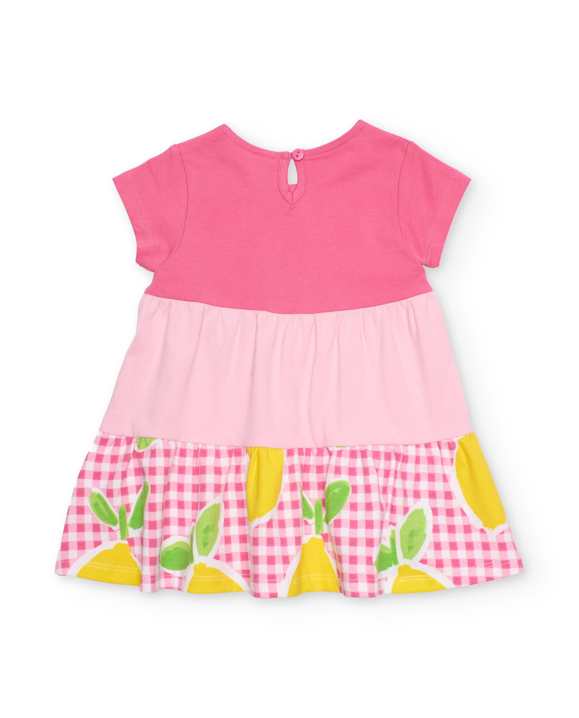 TucTuc Vestiti Fiore Vestito Bambina Rosa Motivo Limoni