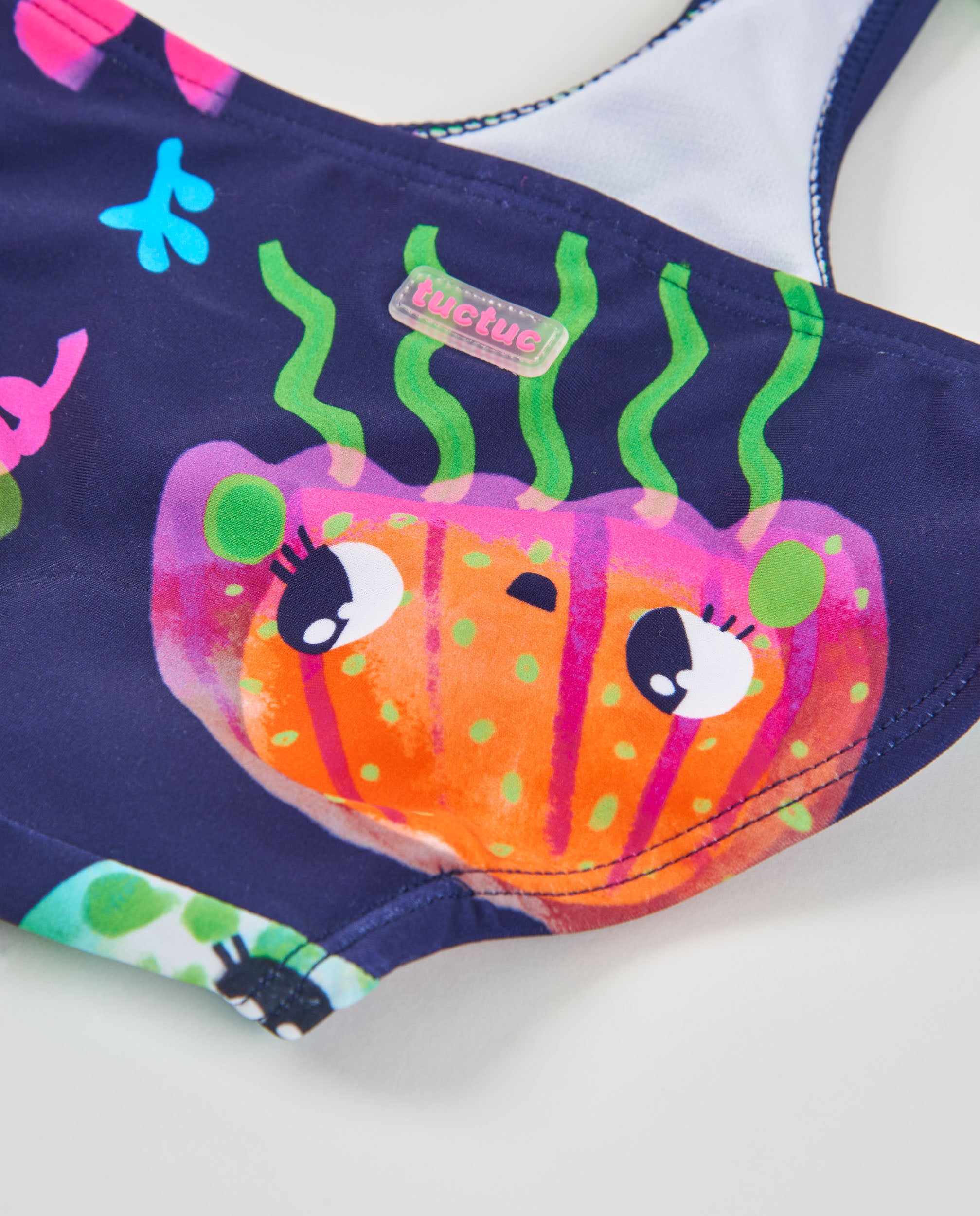 TucTuc Costumi Da Bagno costume blu navy medusa neonato
