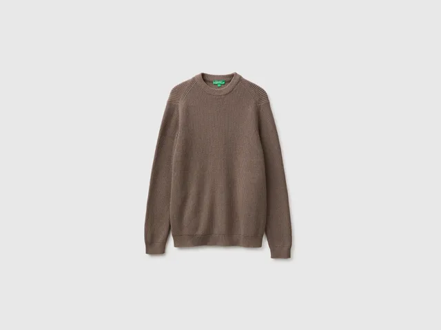 United Colors of Benetton Maglione Lana Cotone S Girocollo
