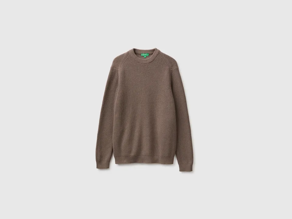 United Colors of Benetton Maglione Lana Cotone S Girocollo