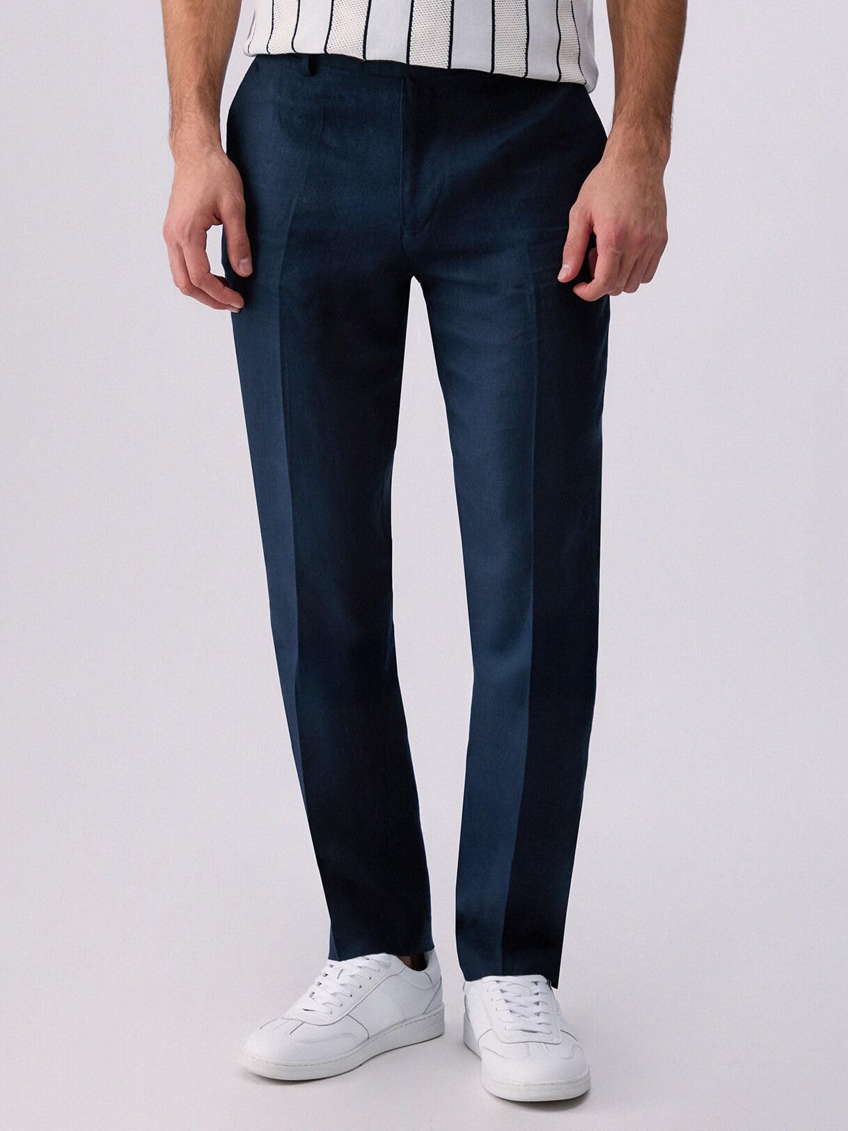 Liu Jo Pantaloni 100% Lino Pantaloni Regular Fit