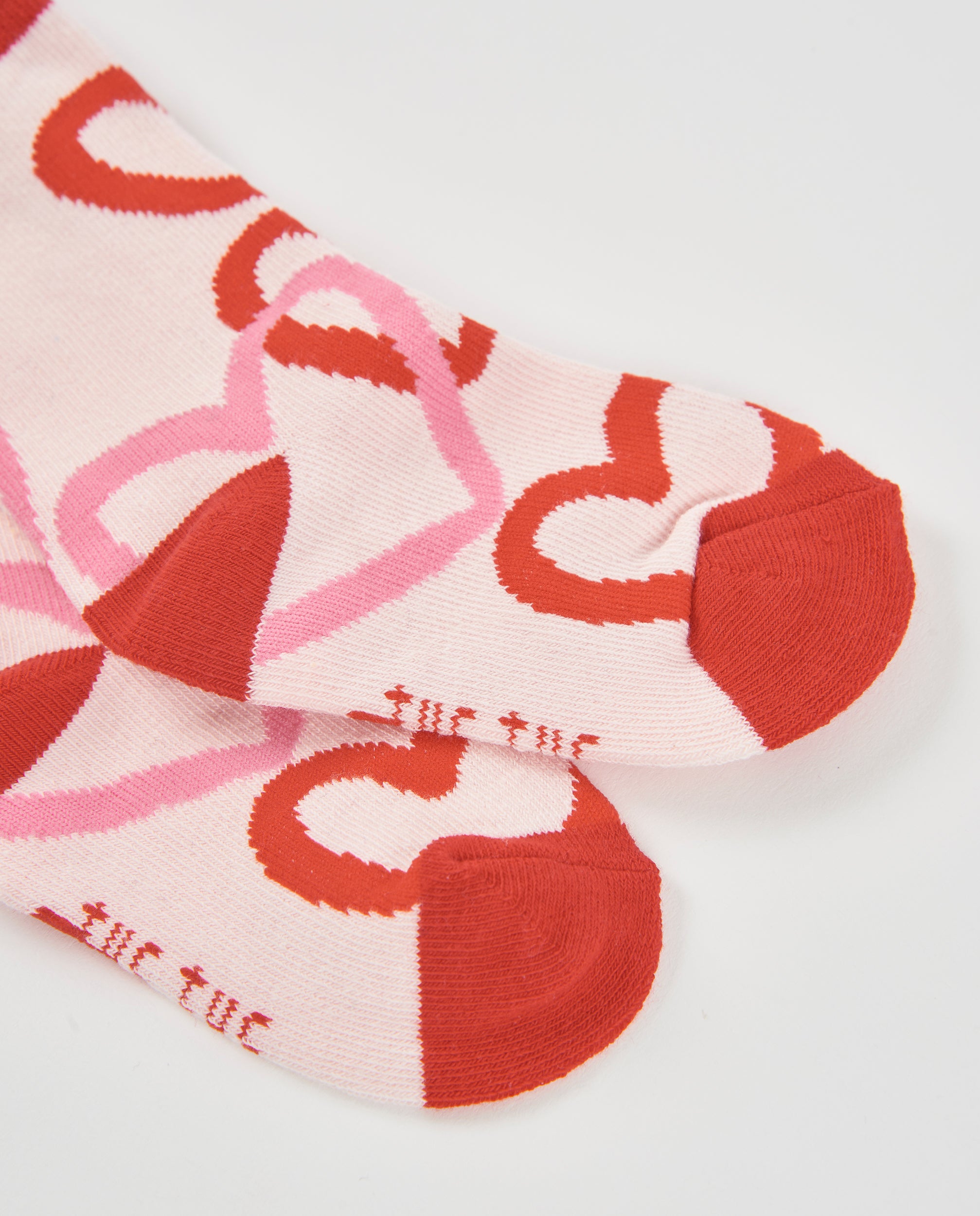 TucTuc Accessori Set Calzini Bambina Cuori Rosa