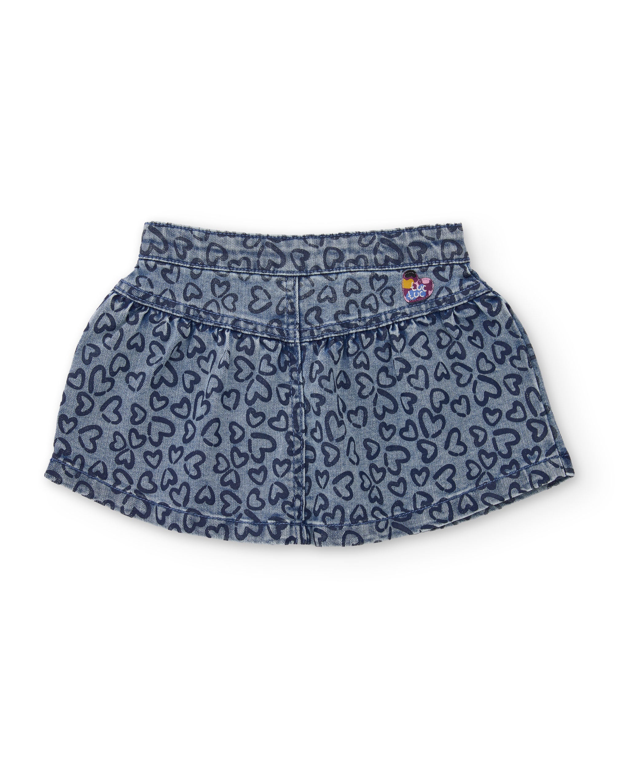 Tuc Tuc Gonne Gonna Bimba Denim Cuori Cotone