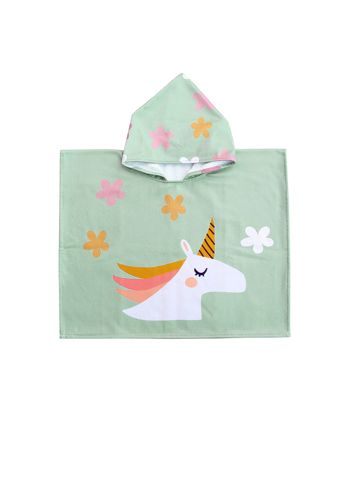 Miela Kids Poncho mare bimbo unicorno cotone 2-7 anni