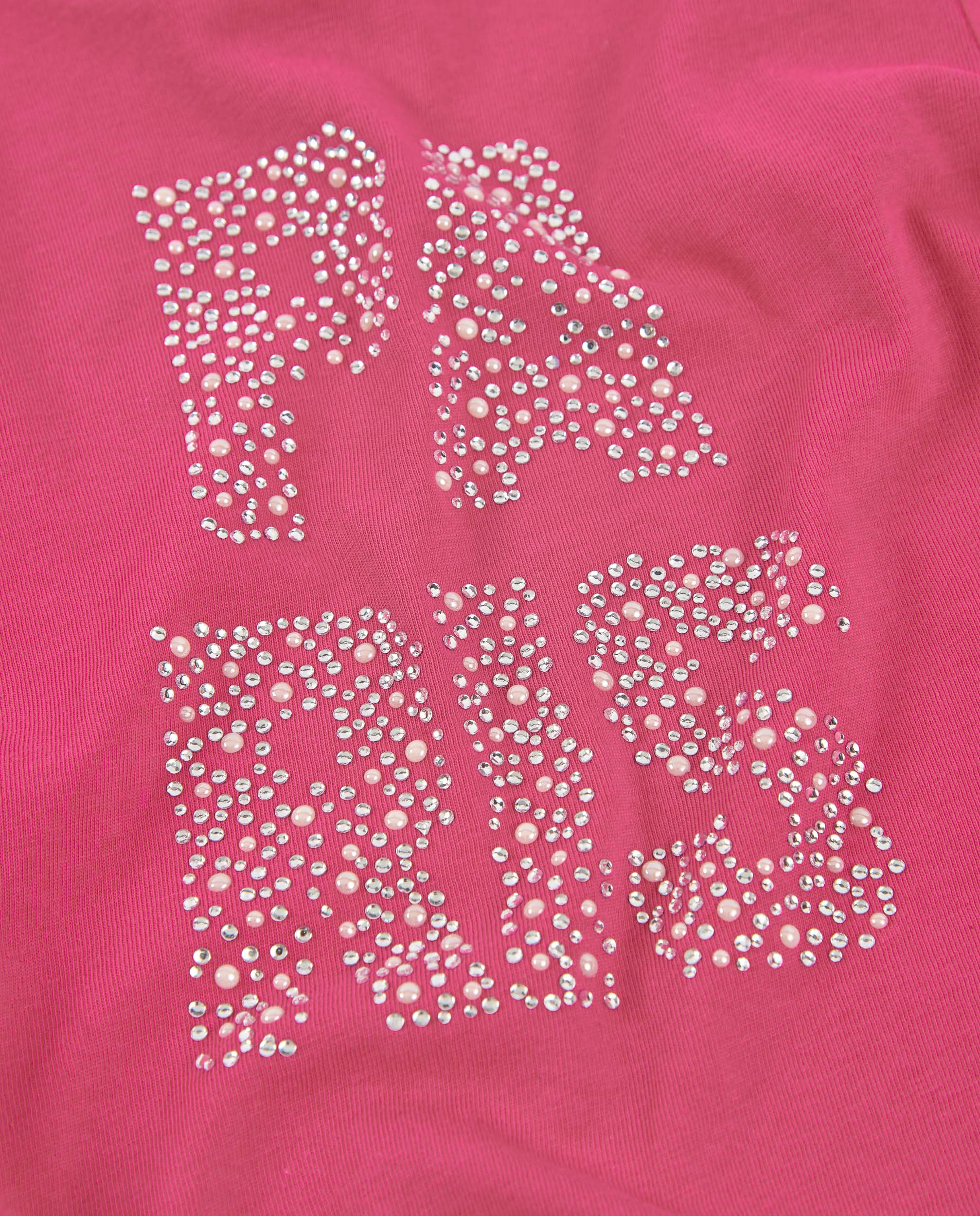 TucTuc Magliette t-shirt bambina Paris fucsia maniche lunghe