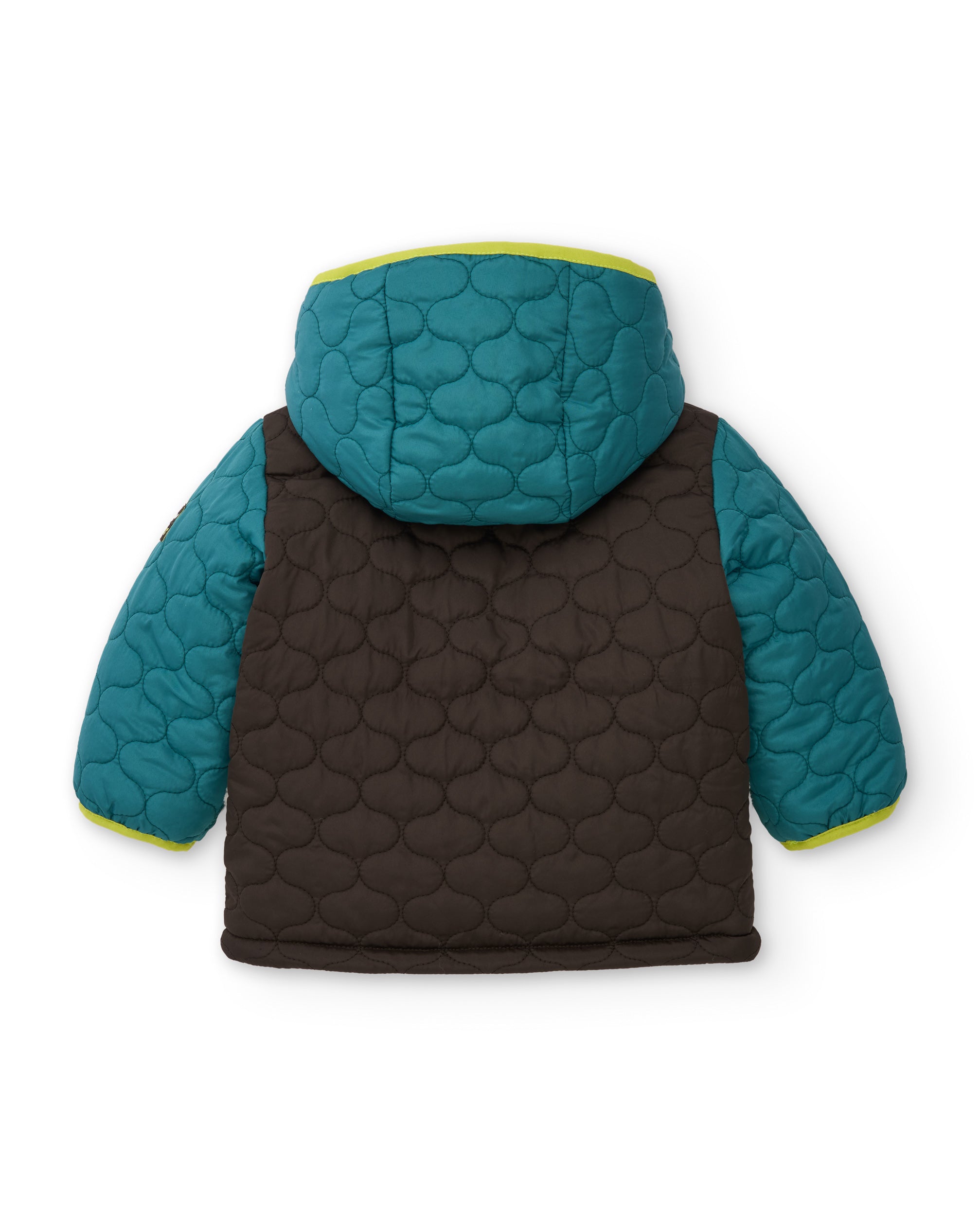 TucTuc Cappotti Cappotto imbottito bambino verde acqua