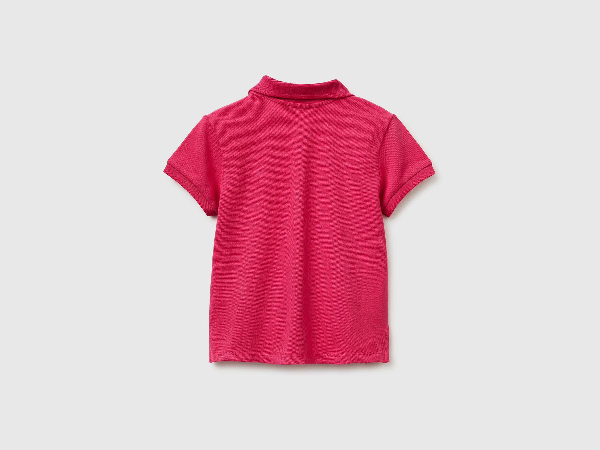 Benetton Polos Polo Bambina Cotone Bio Manica Corta
