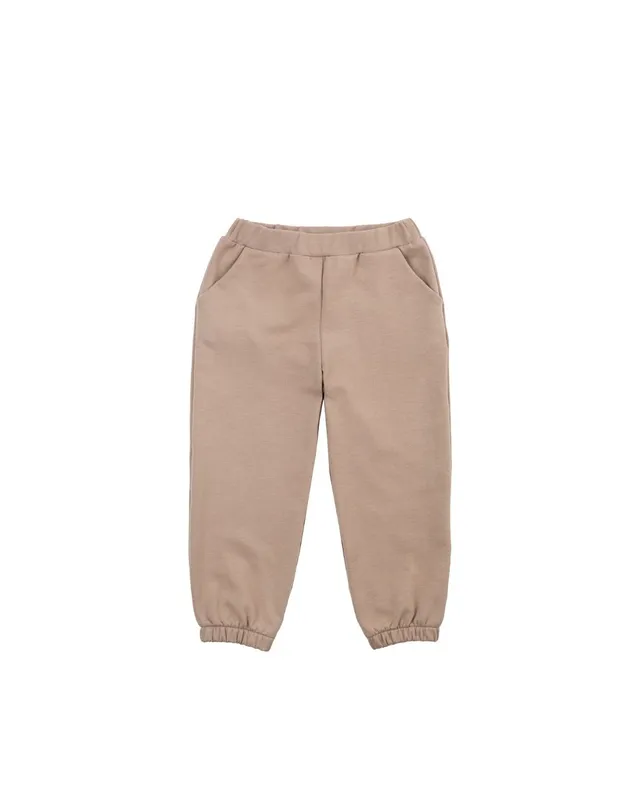 Woolly Organic Trousers AW26 pantaloni cotone bio taupe