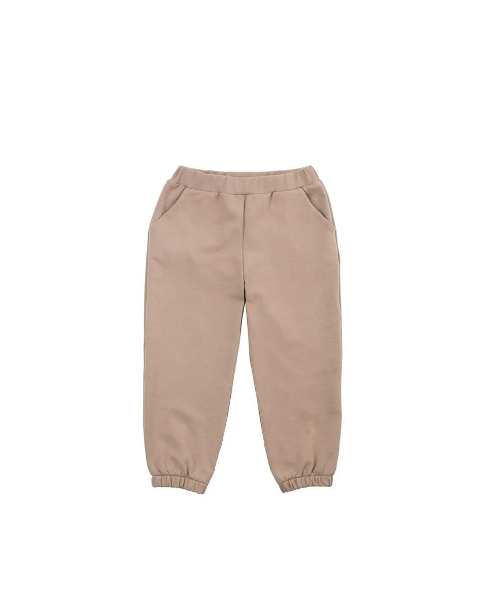 Woolly Organic Trousers AW26 pantaloni cotone bio taupe