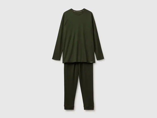 United Colors of Benetton Pigiama Lungo Cotone M Nido Ape