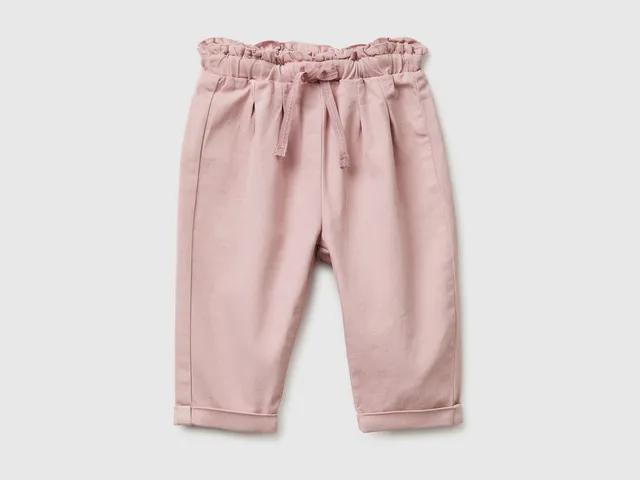United Colors of Benetton Pantaloni Neonato Cotone Taglia 68
