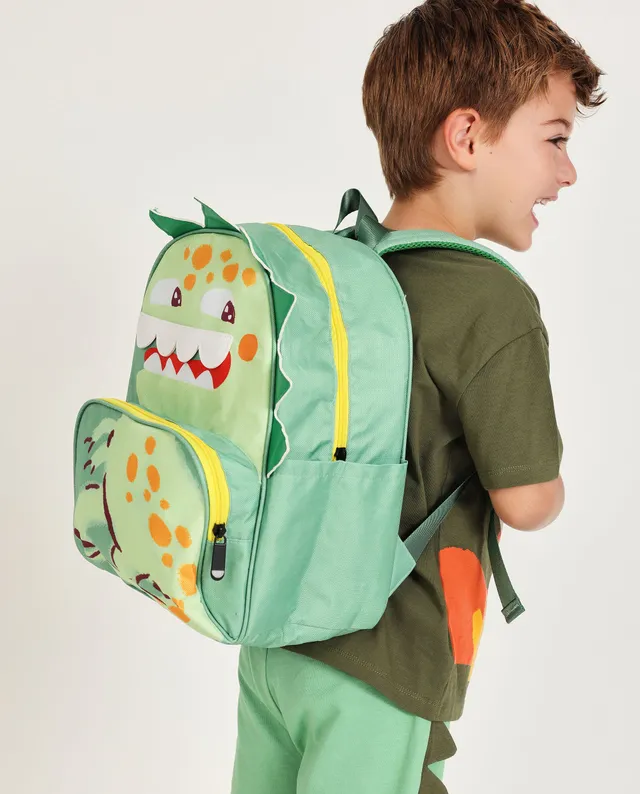 TucTuc Accessori Zaino bambino verde dinosauro