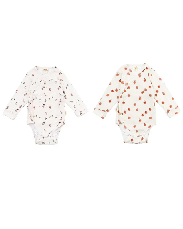 Woolly Organic AW26 Body Incrociato Neonato Cotone Bio