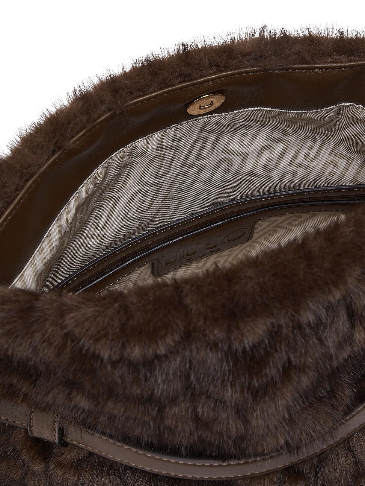 Liu Jo Borse Riccy media borsa pelliccia sintetica zip