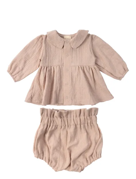 Woolly Organic Baby Sets completo mussola manica lunga cotone bio
