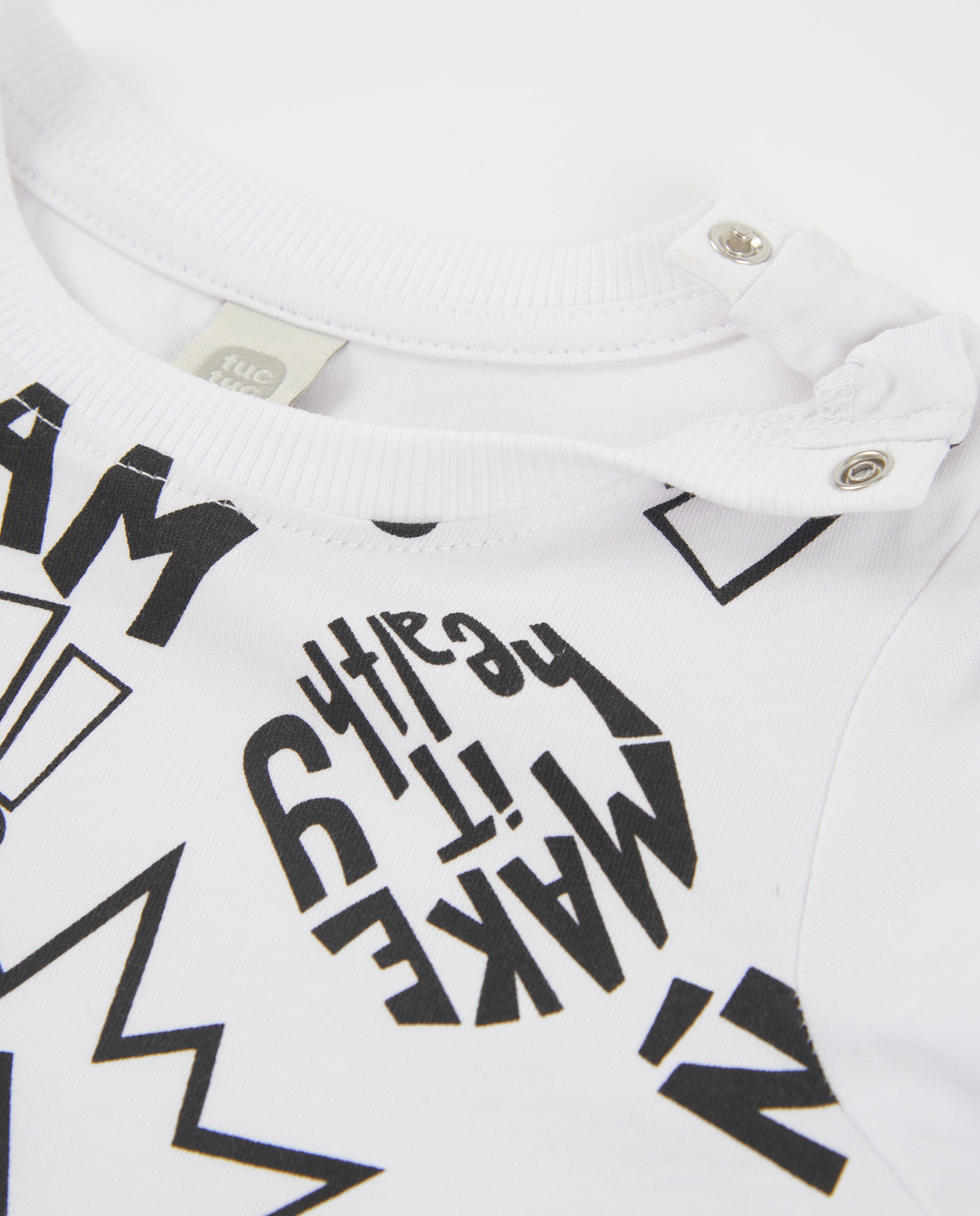 TucTuc Magliette Comic T-shirt Bimbo Bianco Jersey Fumetto
