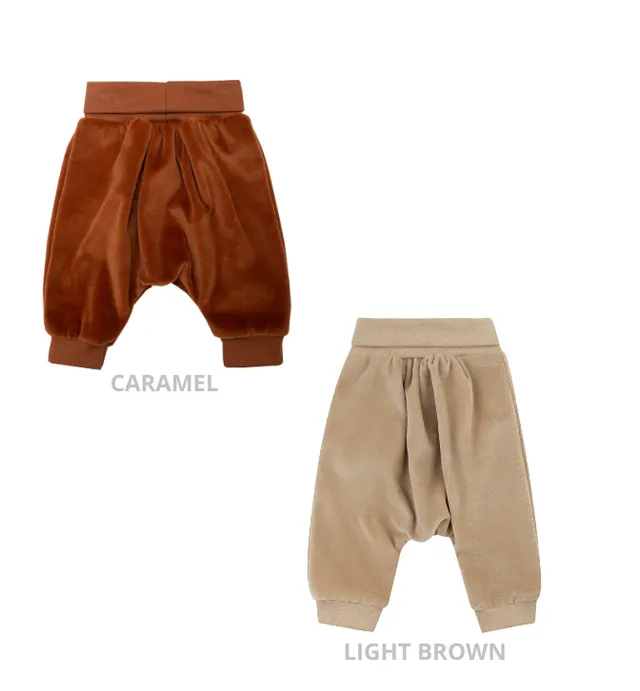 Woolly Organic Velour Trousers pantaloni velluto cotone bio