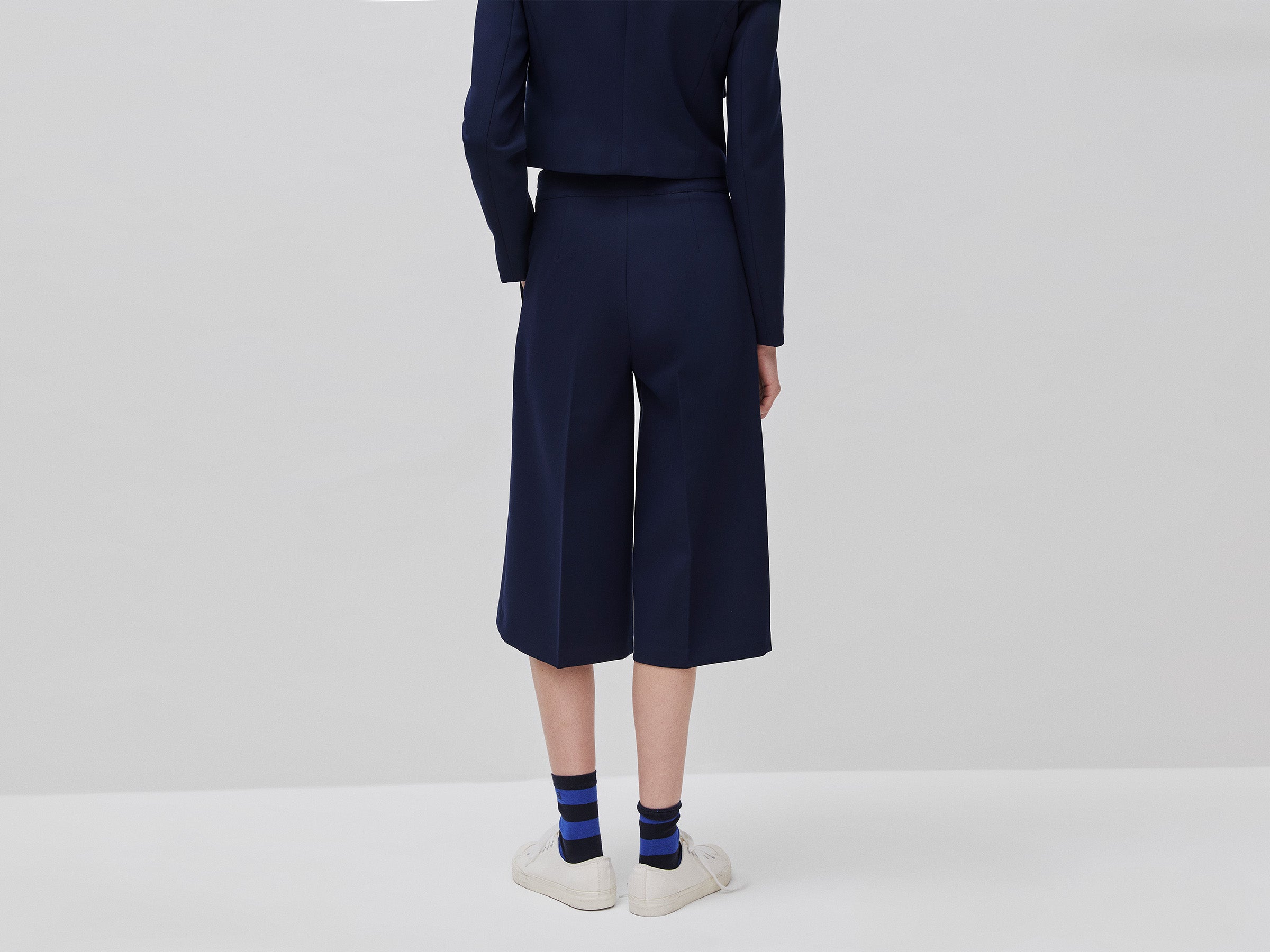 Benetton Trousers Bermuda sailor pantaloncini viscosa