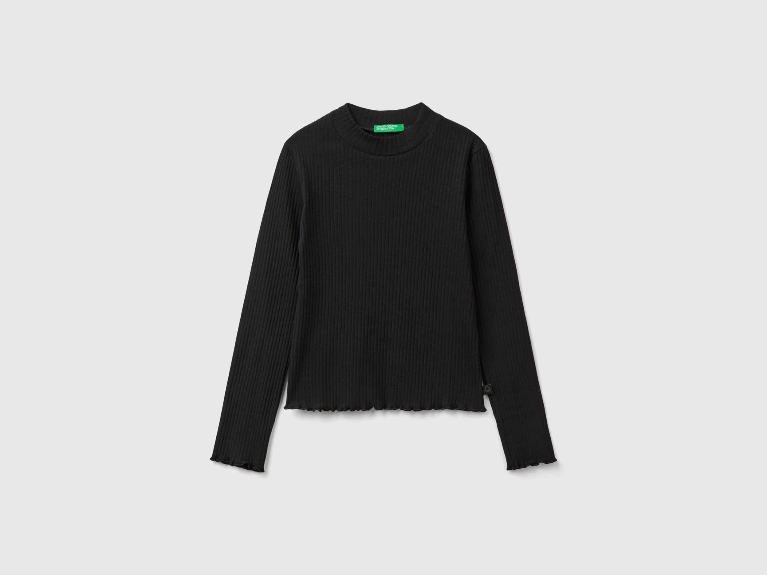 United Colors of Benetton T-Shirt Cotone Stretch Collo Alto Slim M