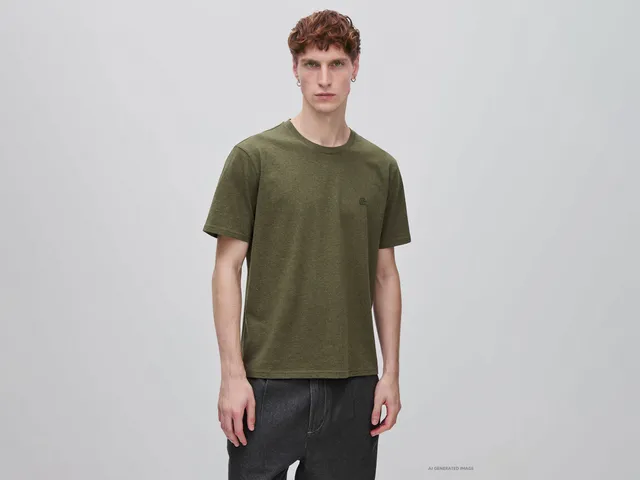 United Colors of Benetton t-shirt melange cotone manica corta