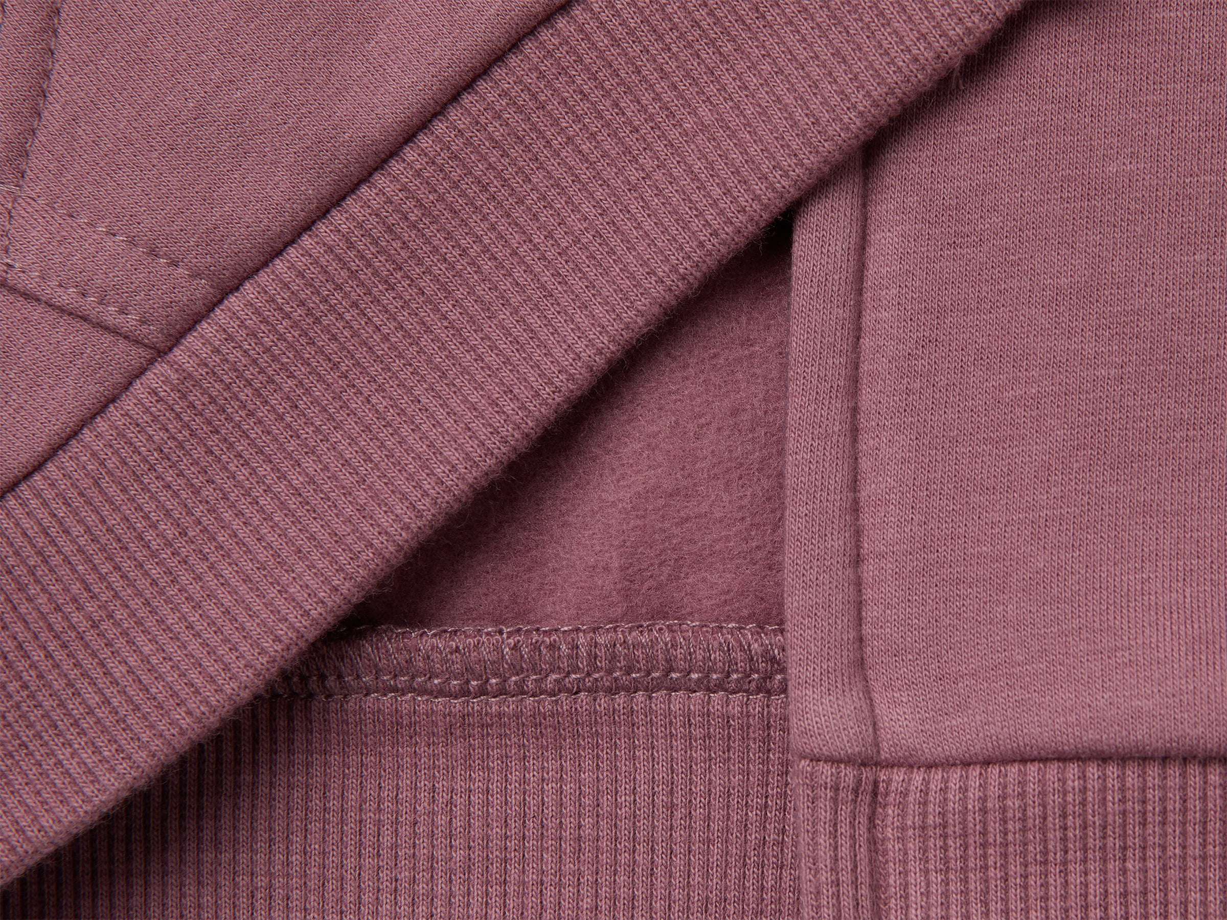 United Colors of Benetton Felpa zip cappuccio orecchie cotone bio