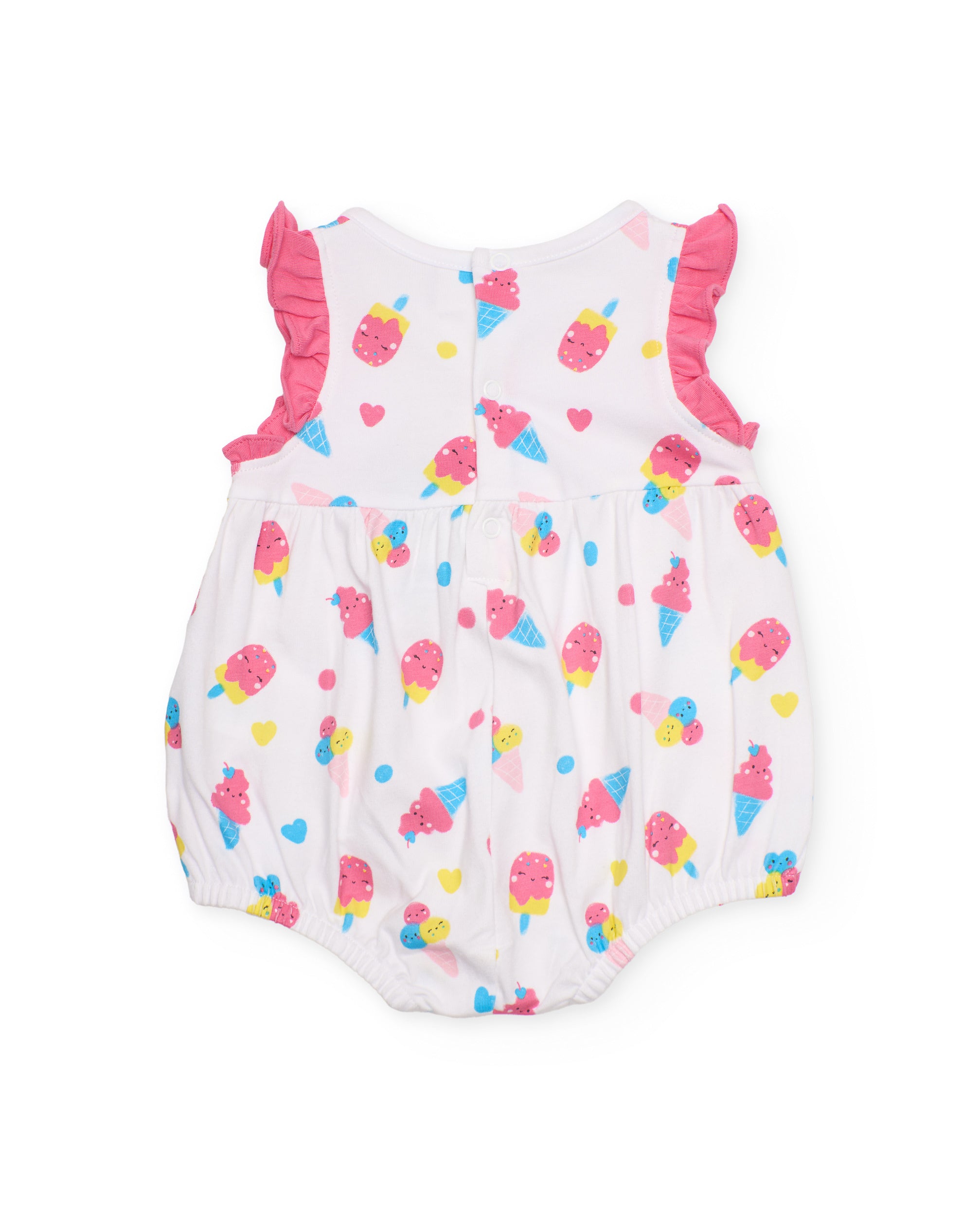 TucTuc Tutine Pagliaccetto gelati neonata bianco 3-6 mesi