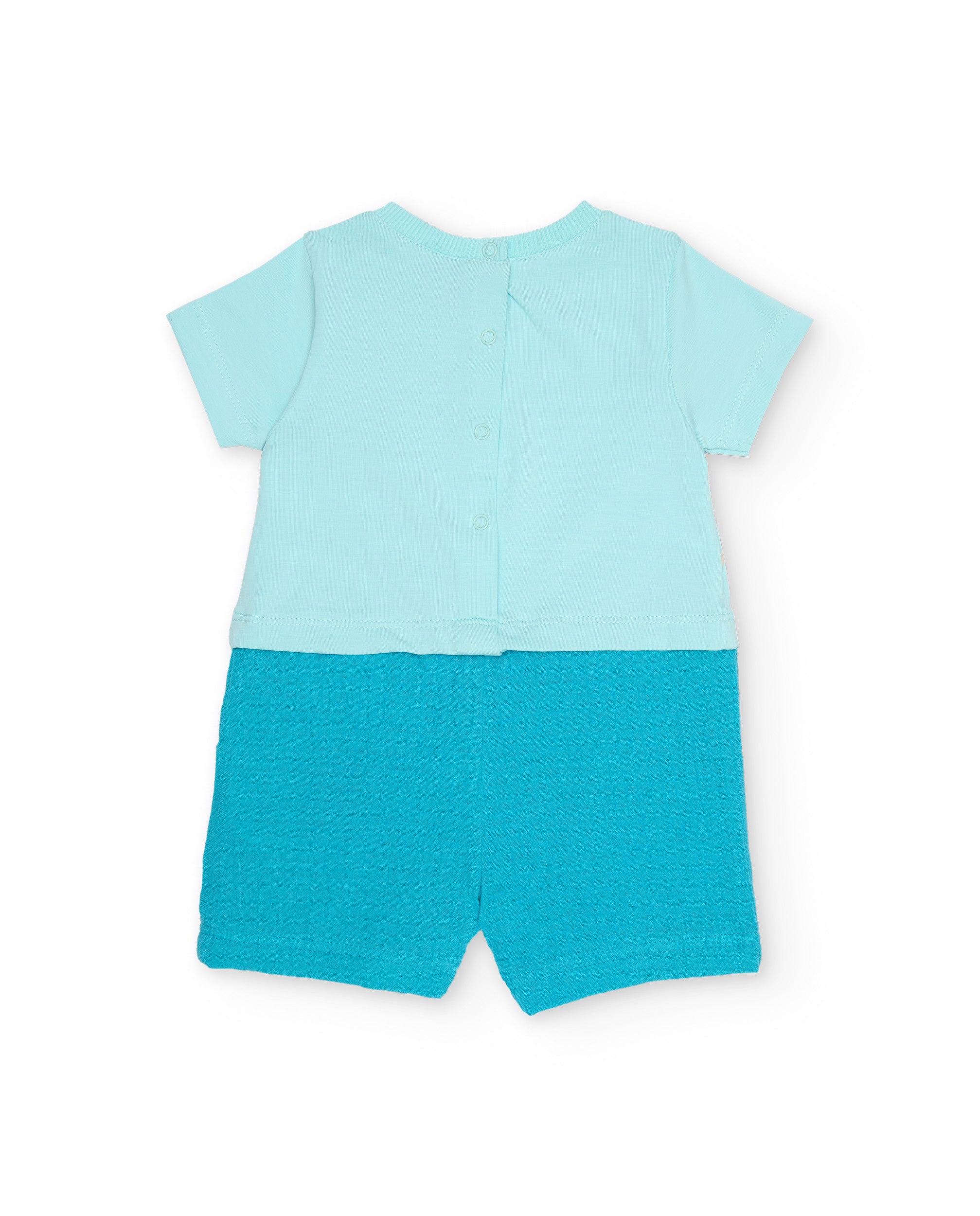 TucTuc Tutine salopette neonato blu 0-1M savana