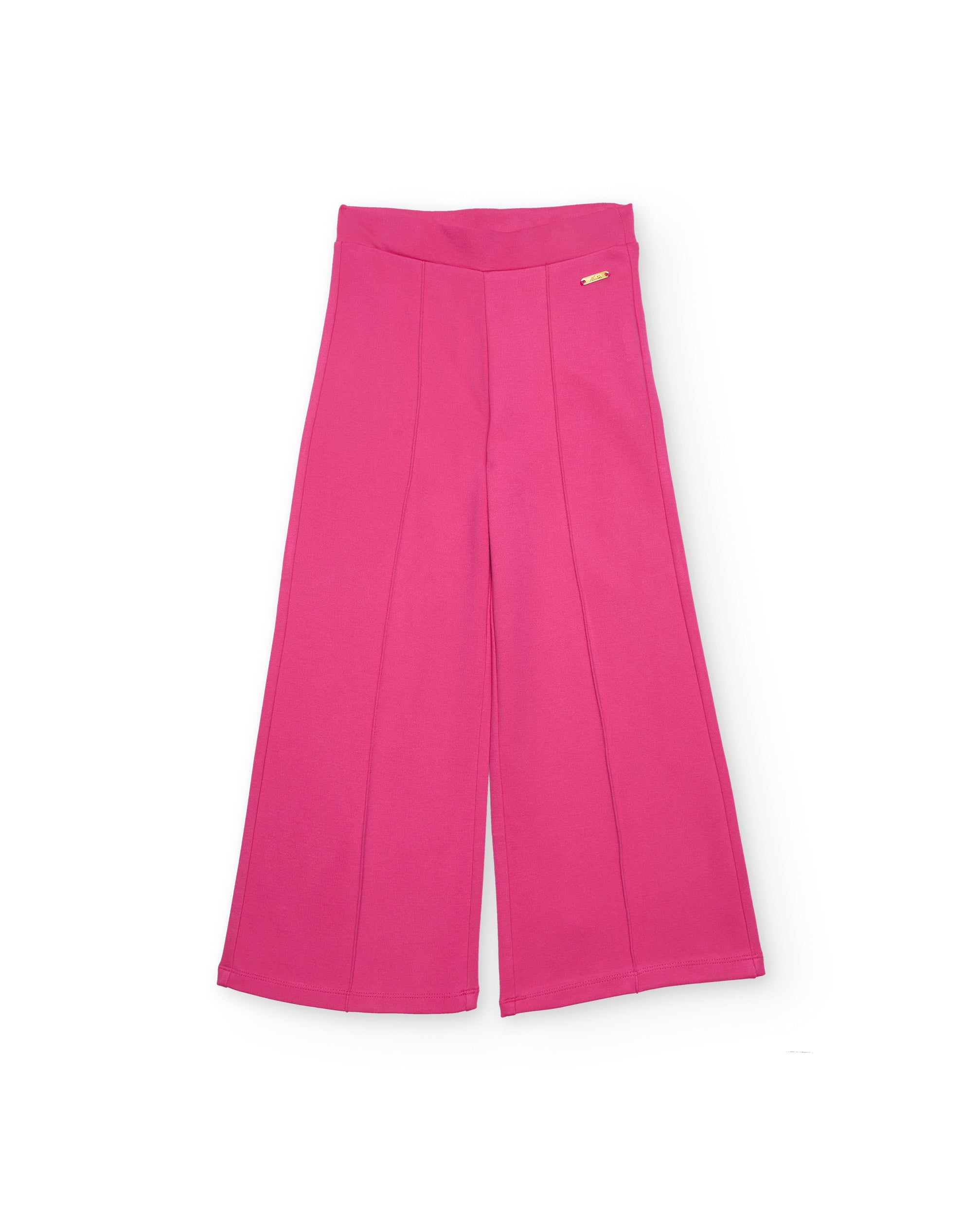 TucTuc Pantaloni maglia bambina fucsia vita elastica 4 anni
