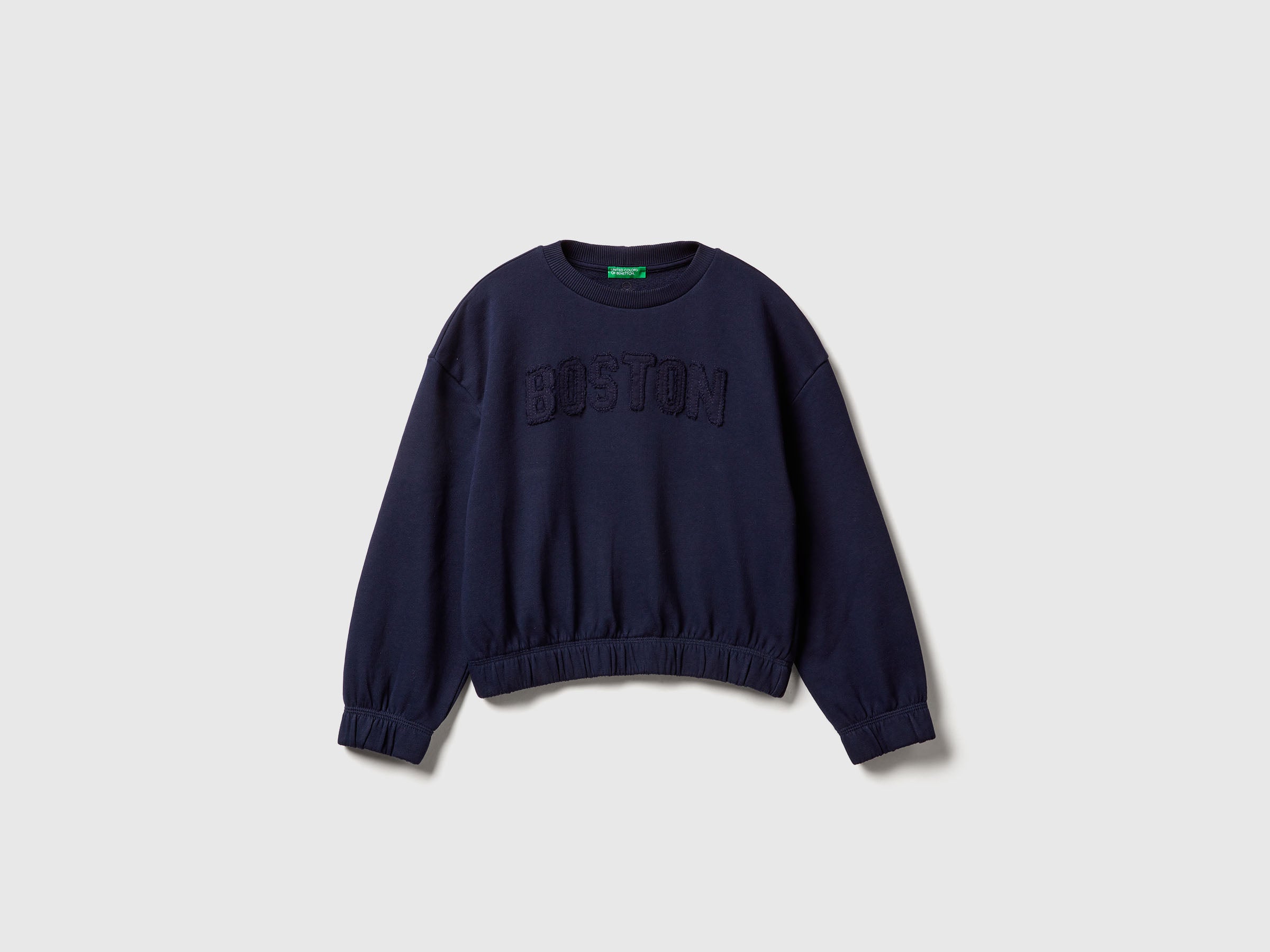 United Colors of Benetton Sweatshirts Felpa cotone ricamo M