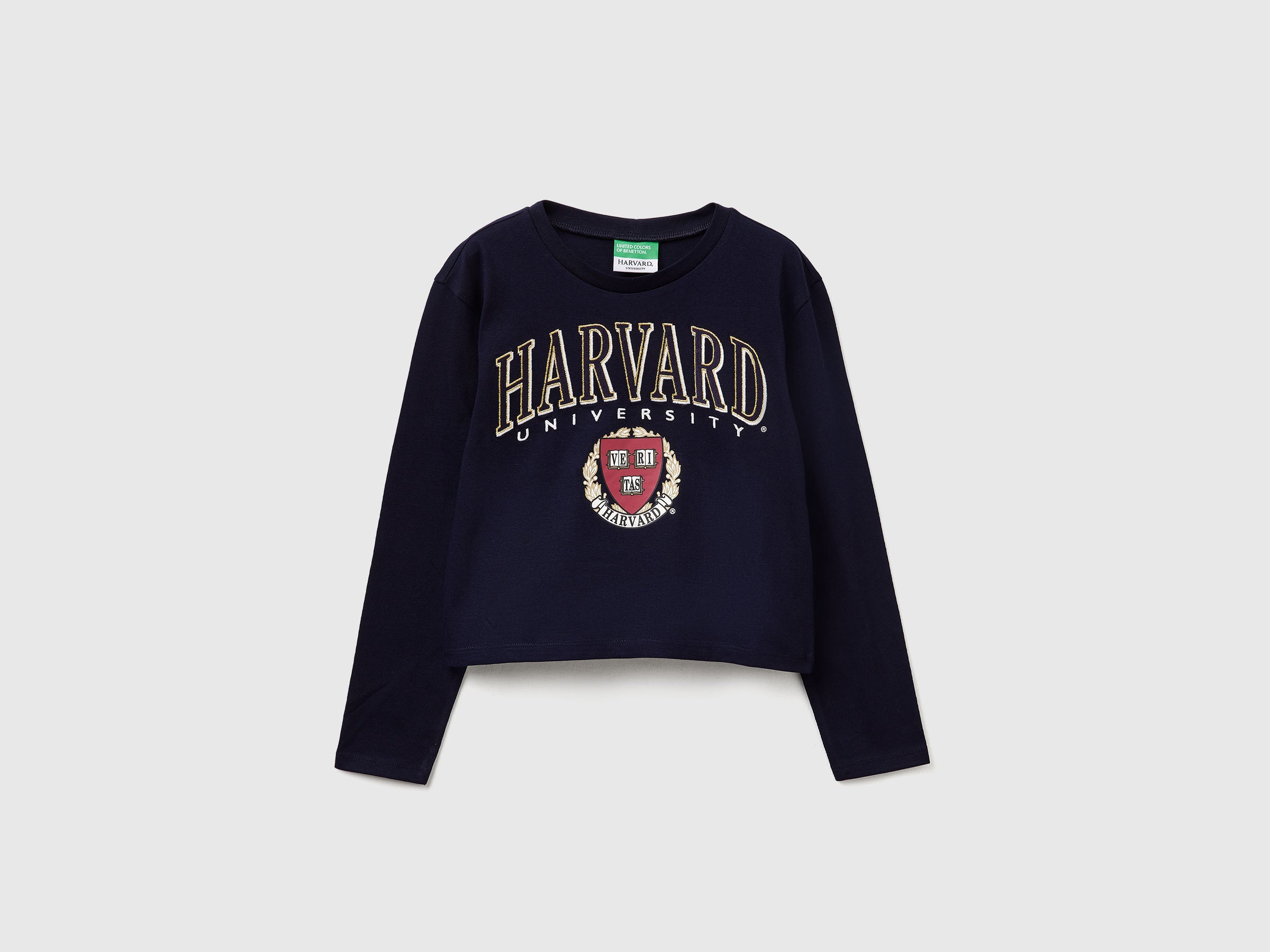 United Colors of Benetton T-Shirt Harvard Boxy Fit Cotone