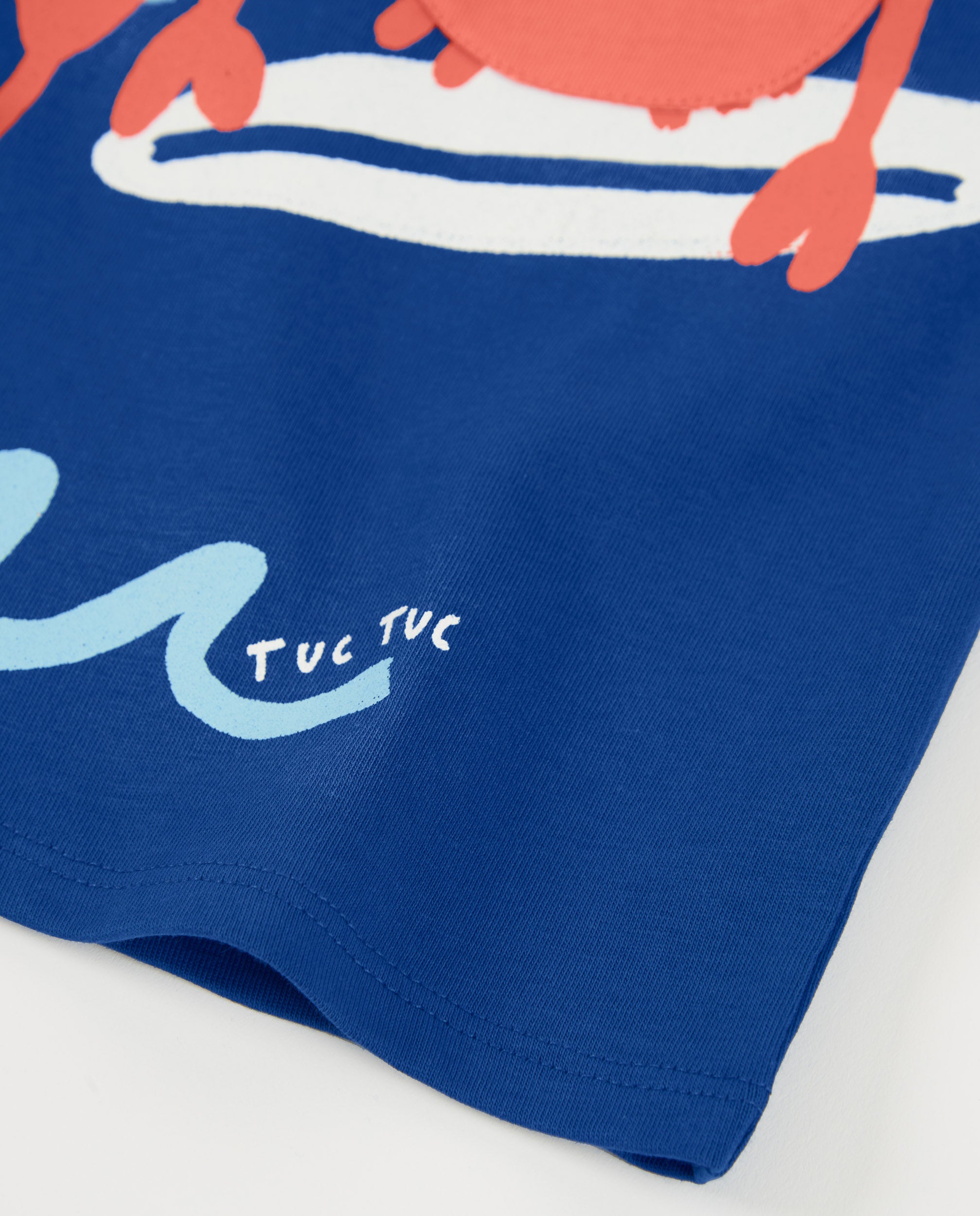 TucTuc Magliette bambino maniche lunghe navy granchi