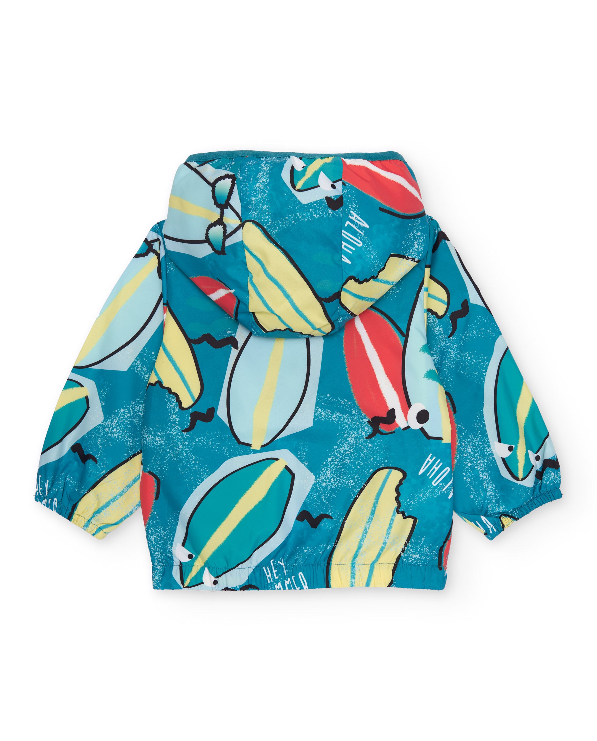 TucTuc Giacche giacca bambino blu surf leggera cappuccio