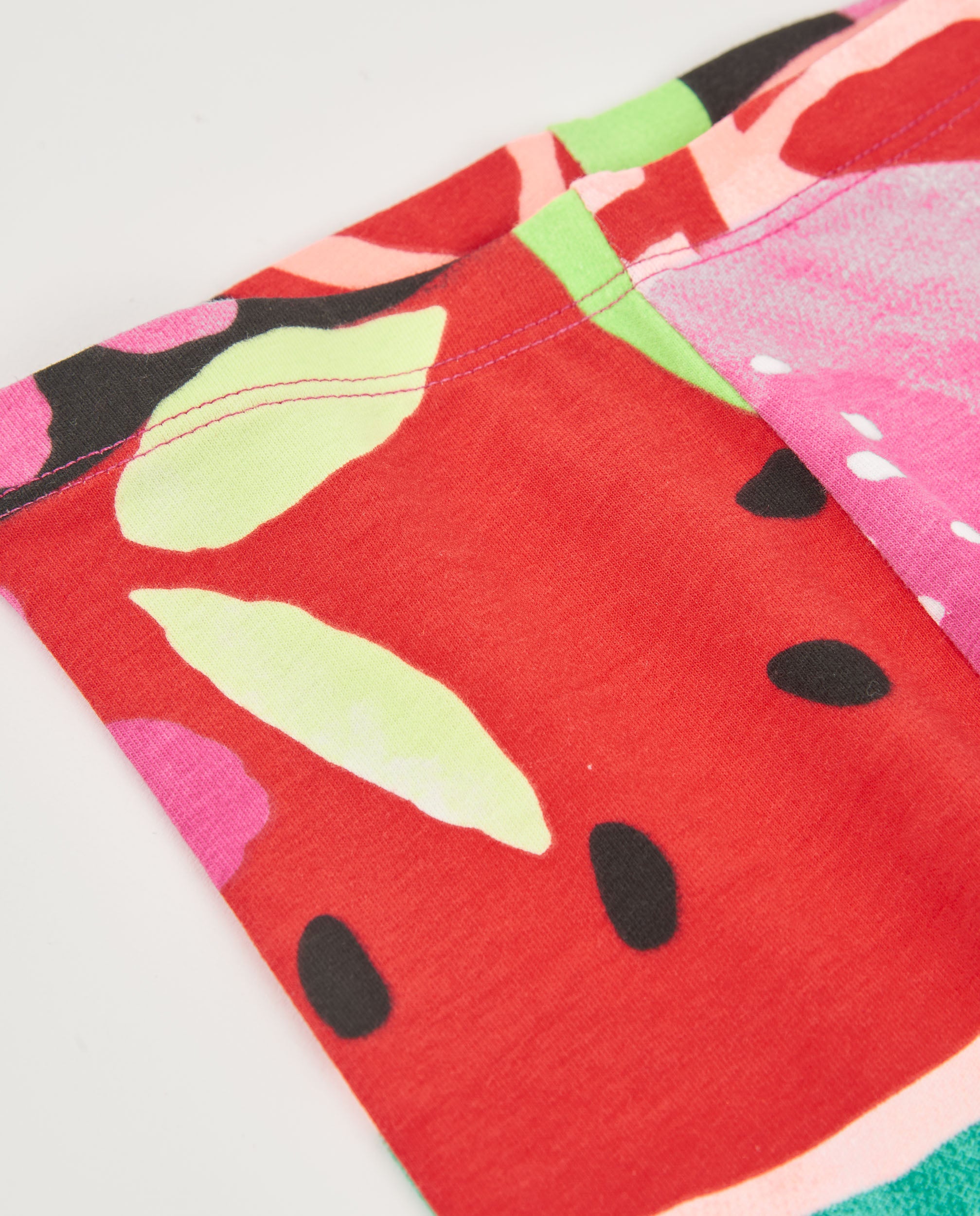TucTuc Leggings bambina maglia multicolore stampa frutta