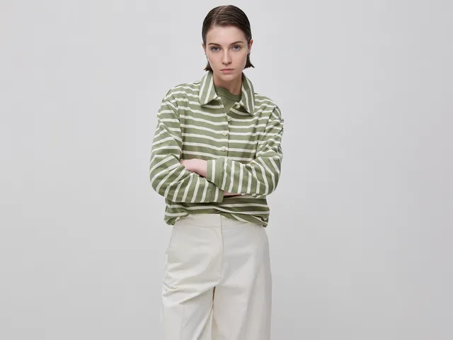 United Colors of Benetton Felpa polo righe cotone taglia M