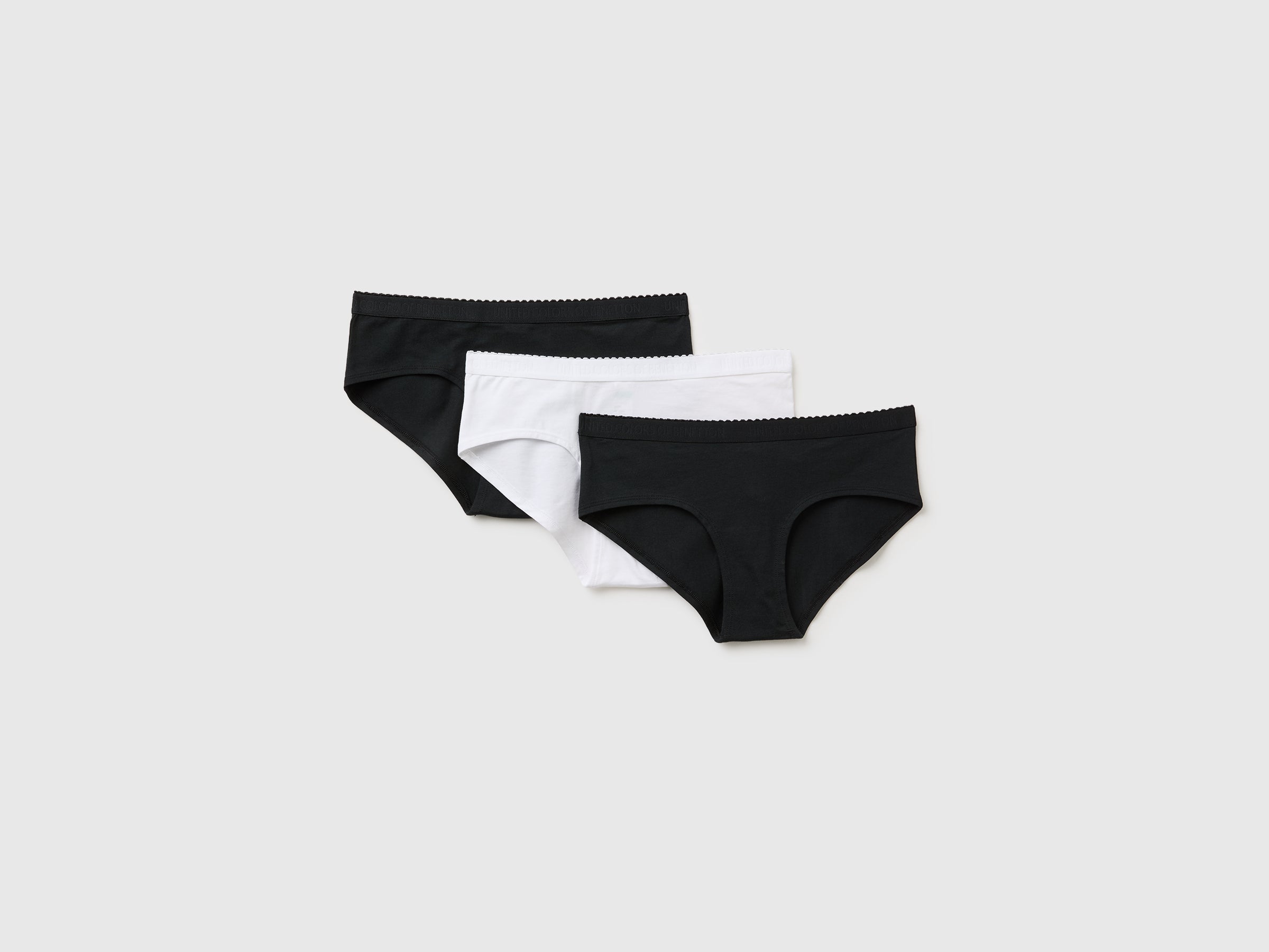 United Colors of Benetton Slip donna cotone tris 3 pezzi