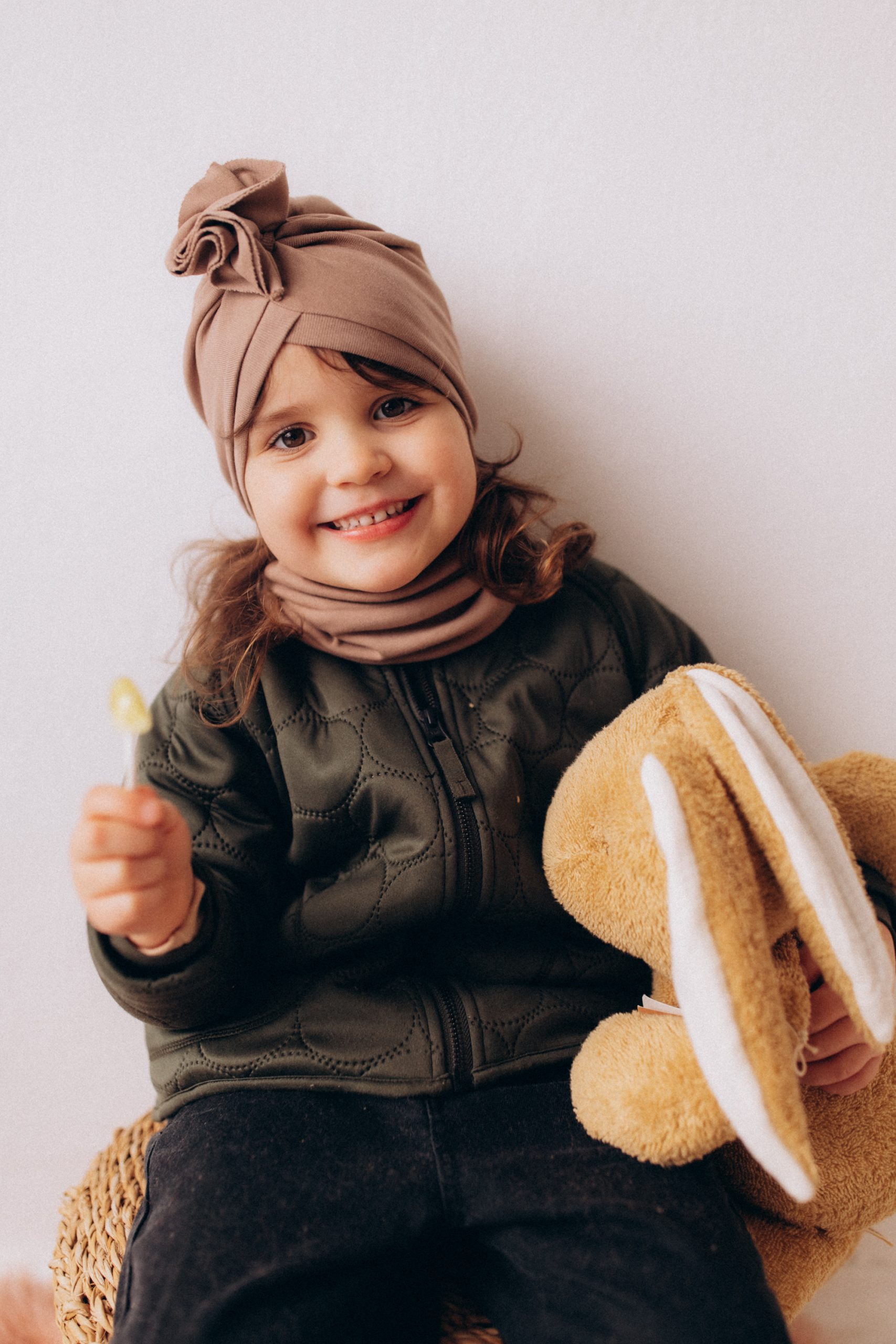 Woolly Organic AW26 Sciarpa Tubo Bambino Cotone Bio