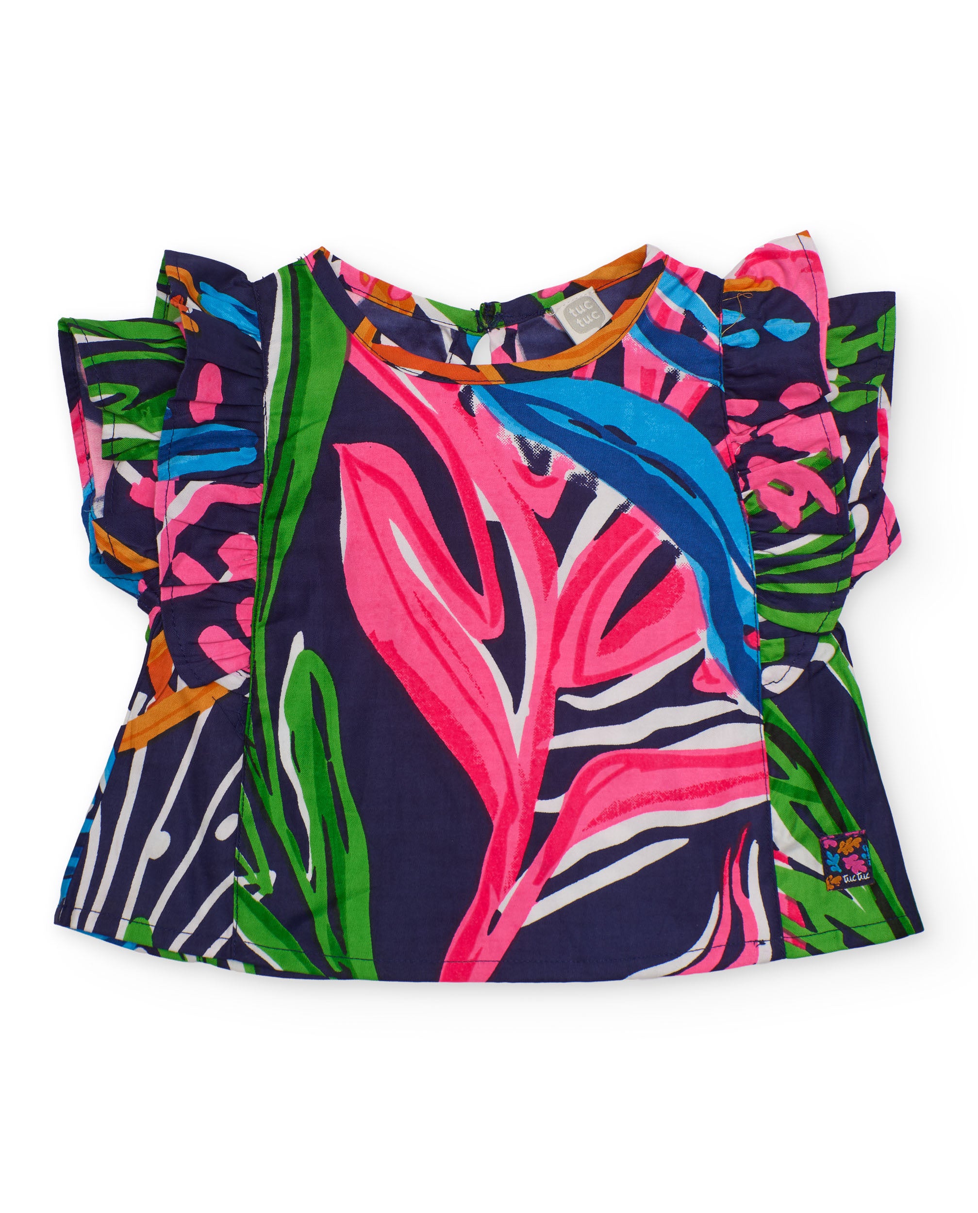 TucTuc Camicette blusa bambina navy 6 mesi mare