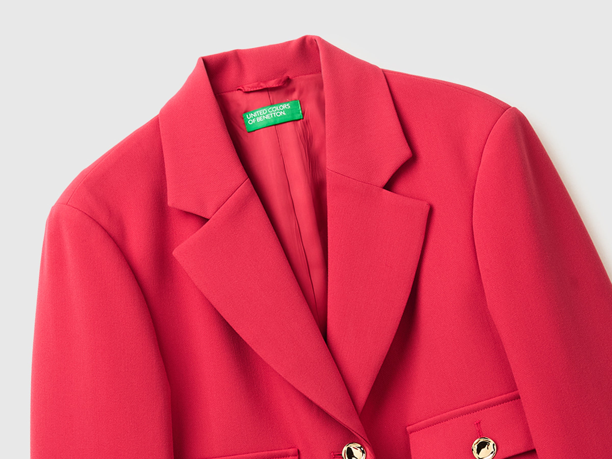 United Colors of Benetton Cropped Blazer giacca 42 viscosa