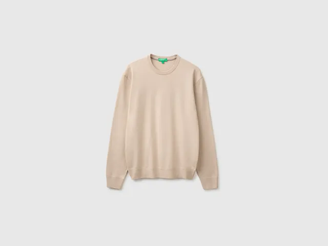 United Colors of Benetton Maglione viscosa collo rotondo taglia L