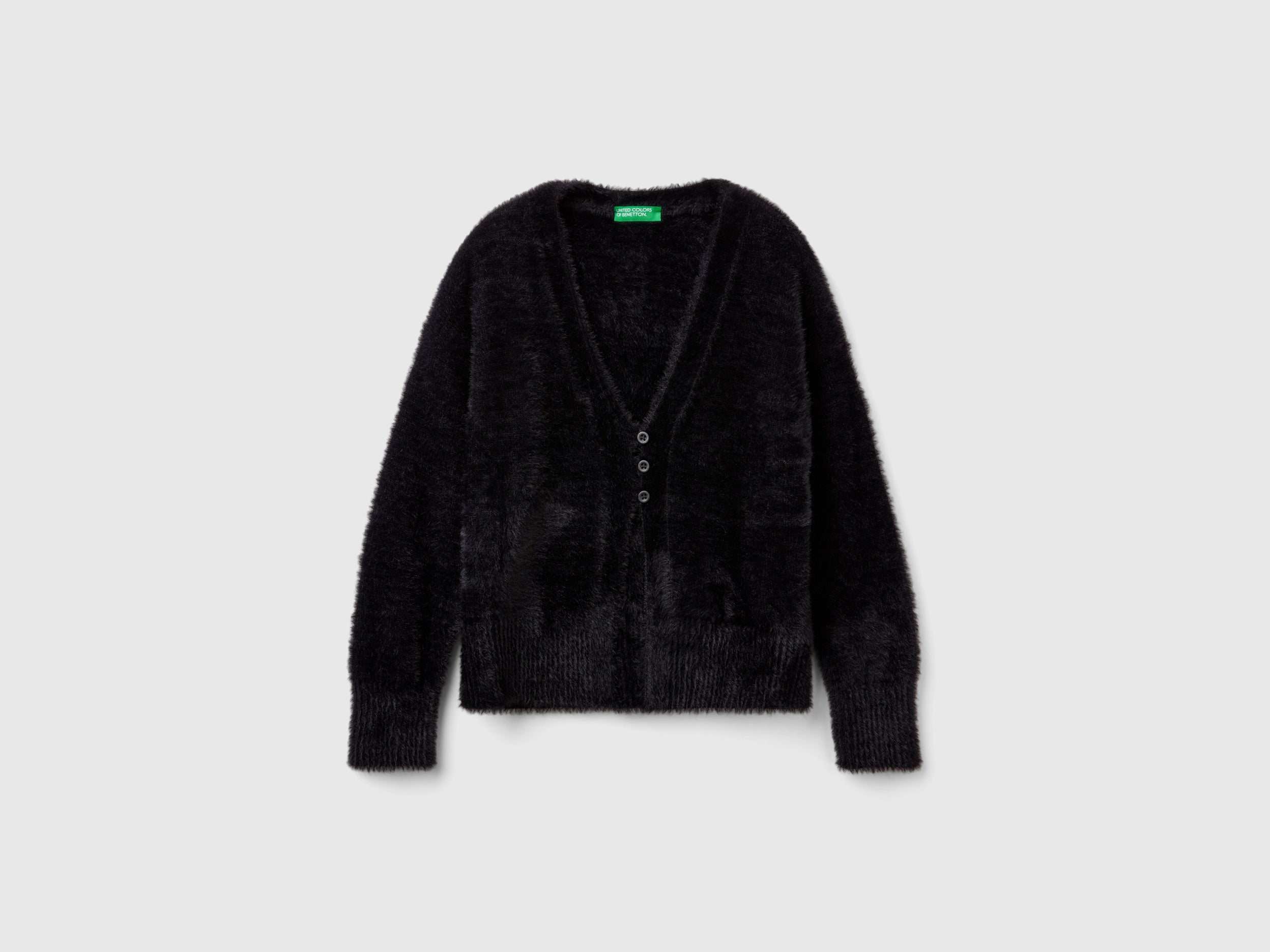 United Colors of Benetton Cardigan Donna Filato Morbido Bottoni