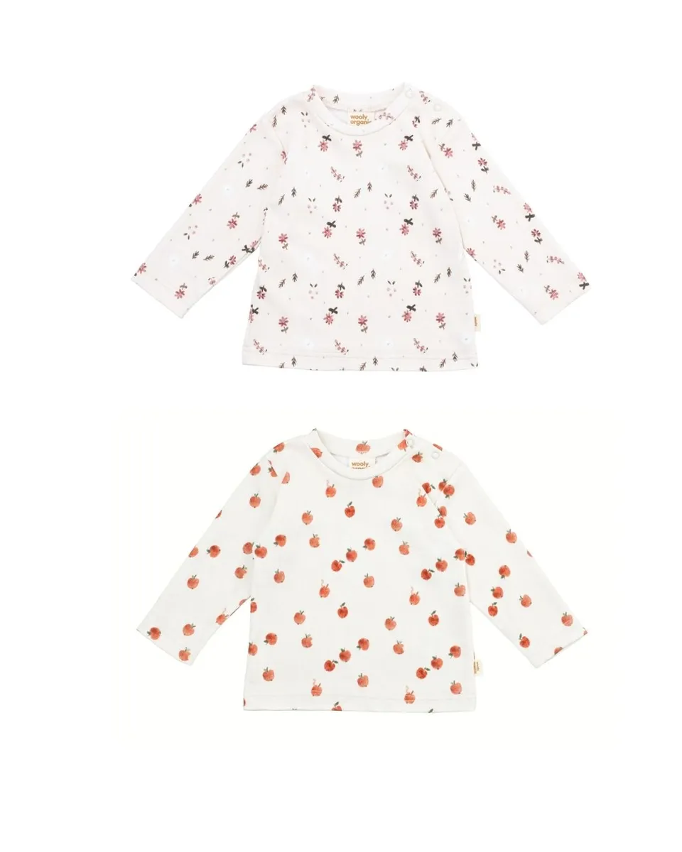 Woolly Organic Shirt maglietta neonato cotone bio bottoni