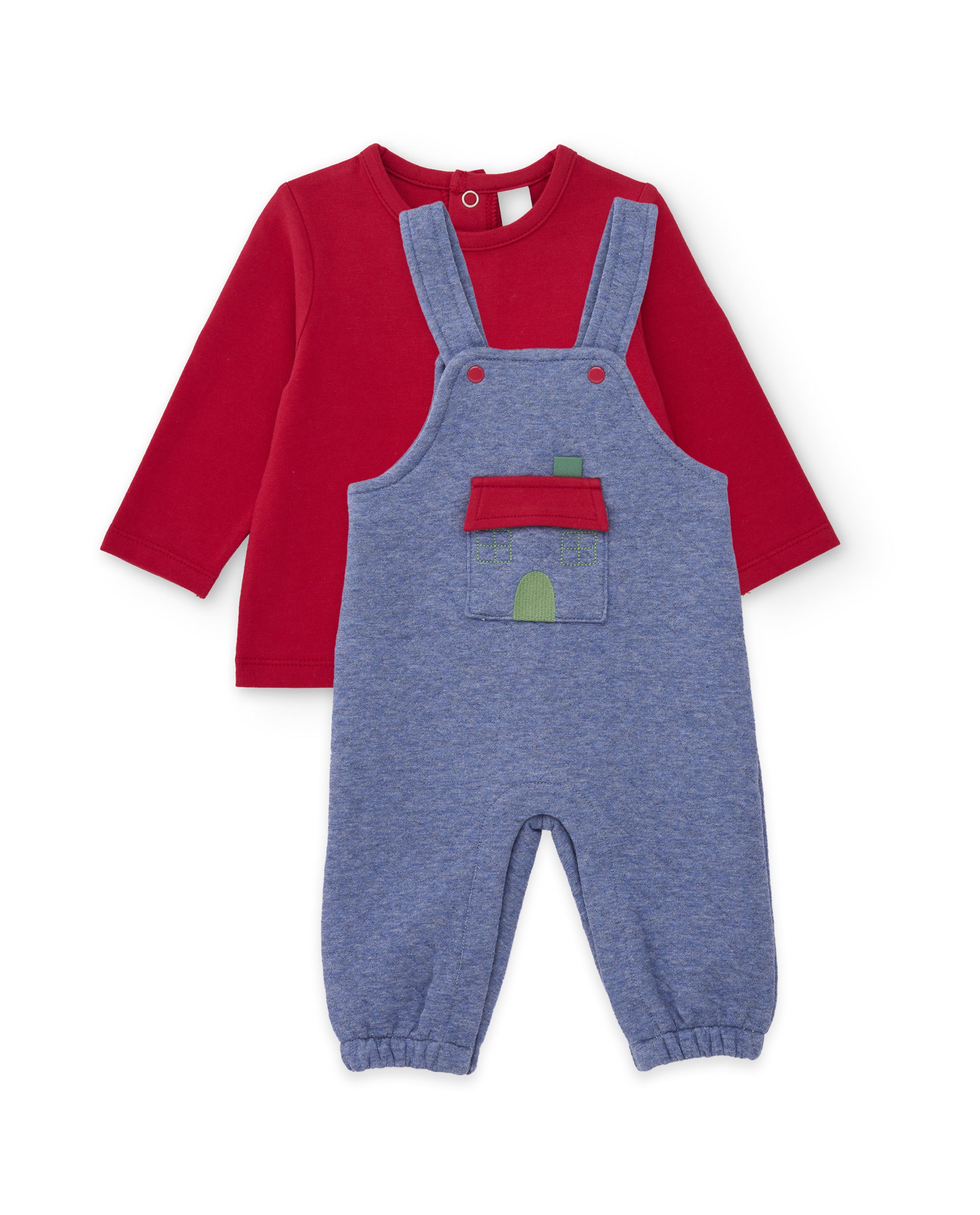 TucTuc Completo felpa neonato blu e rosso 0-24M