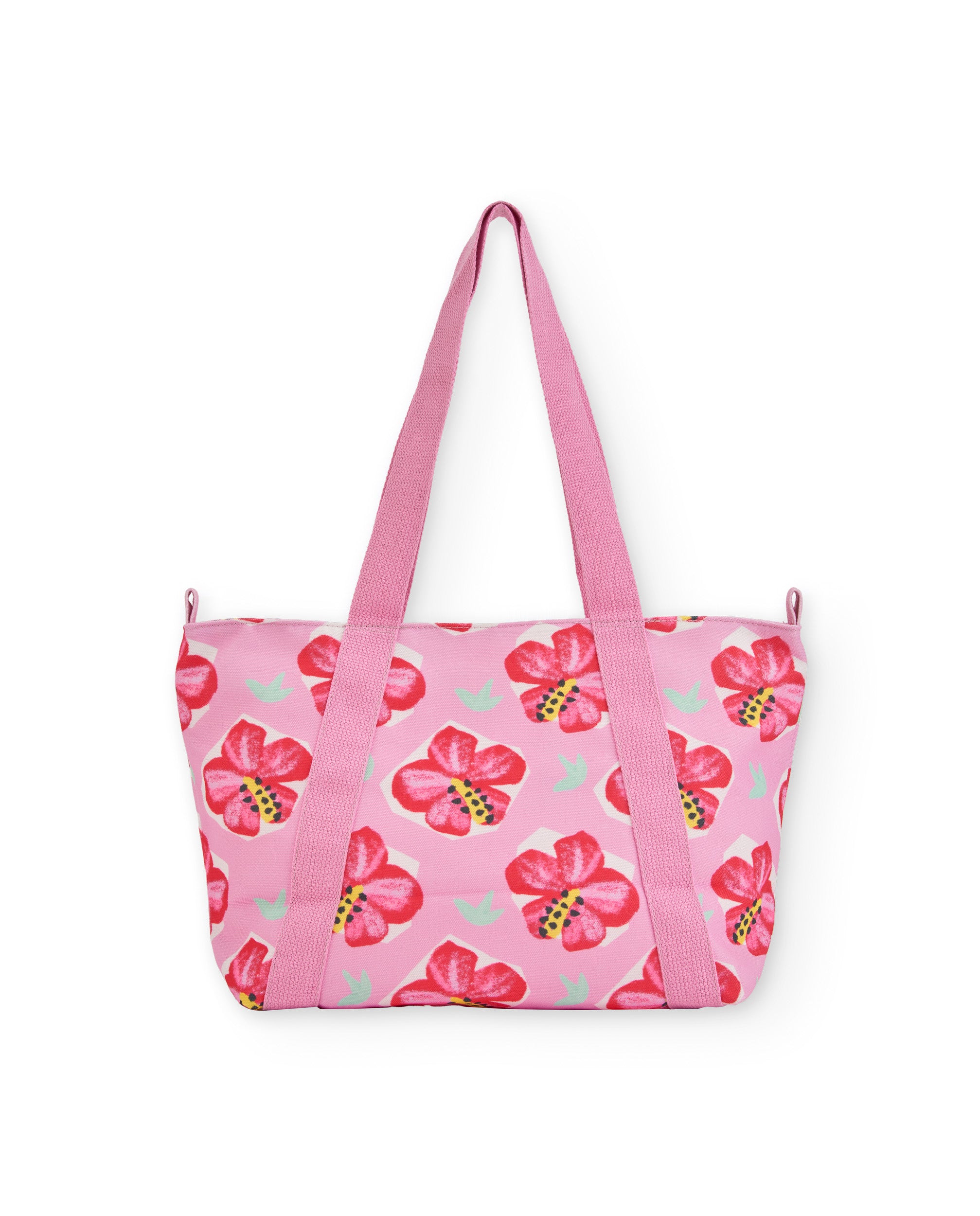 TucTuc Accessori Borsa Bambina Rosa Fiori Chiusura Zip
