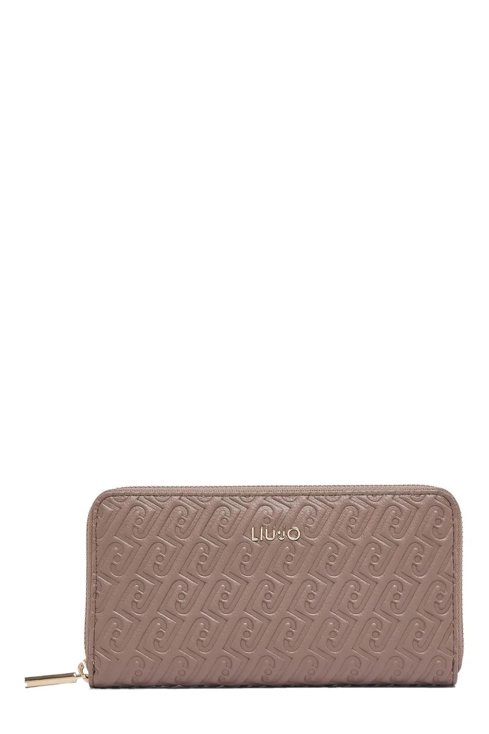 Liu Jo AF6170 E1141 portafoglio zip around mocha XL sintetico