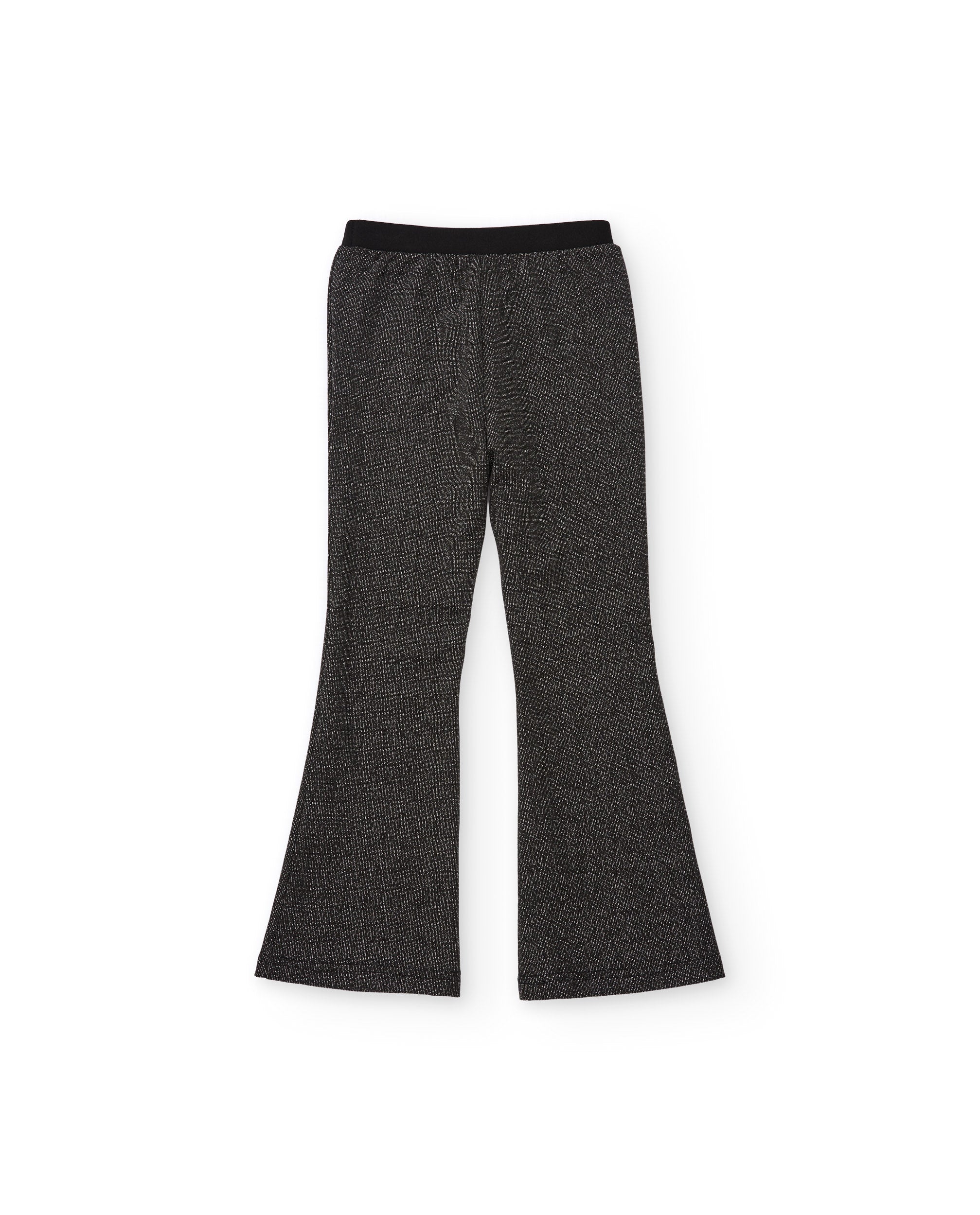 TucTuc Pantaloni Svasati Pantaloni Bimba Grigio Scuro Brillante