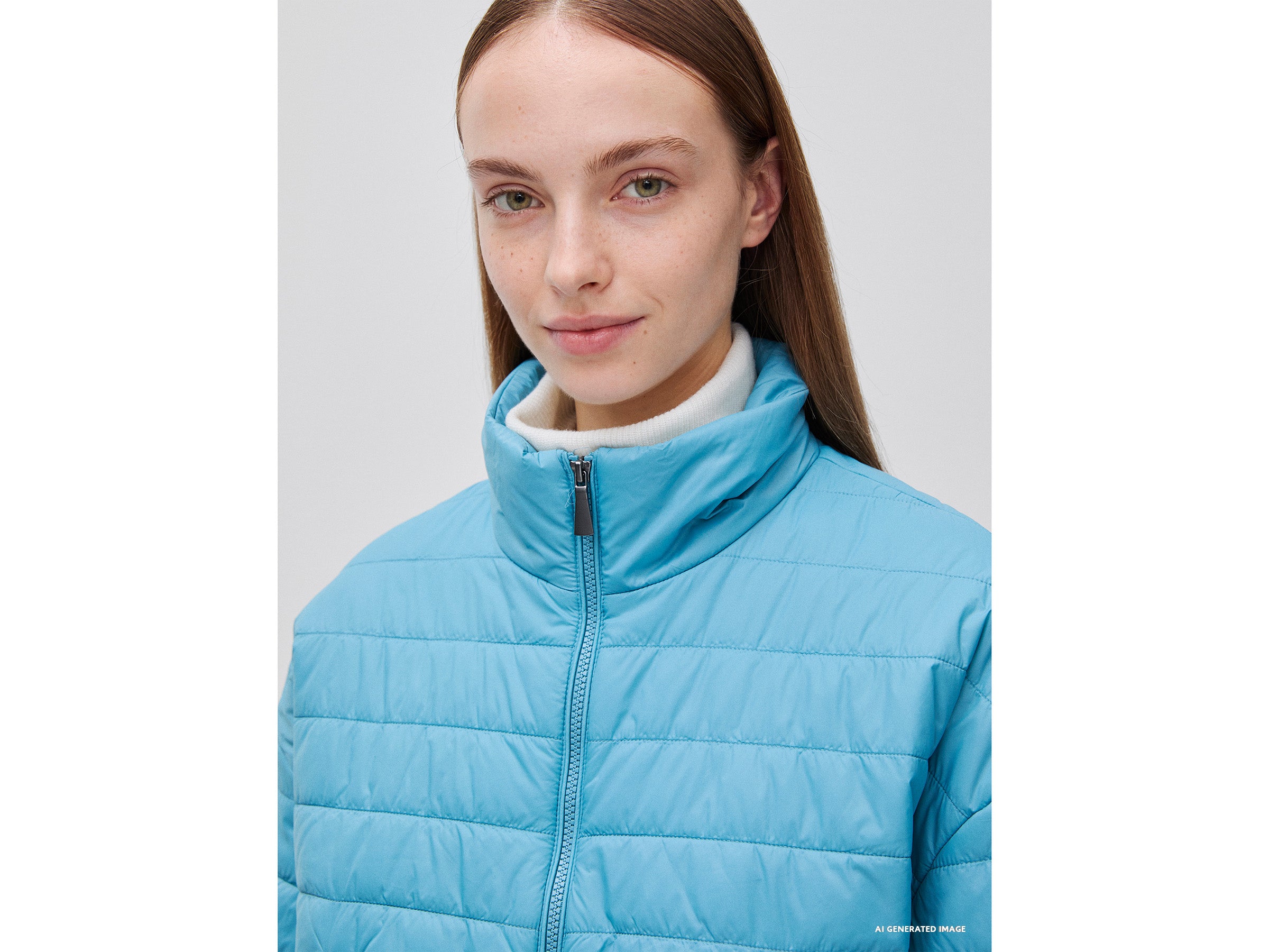 United Colors of Benetton 2TWDDN09O piumino leggero nylon maniche 3/4