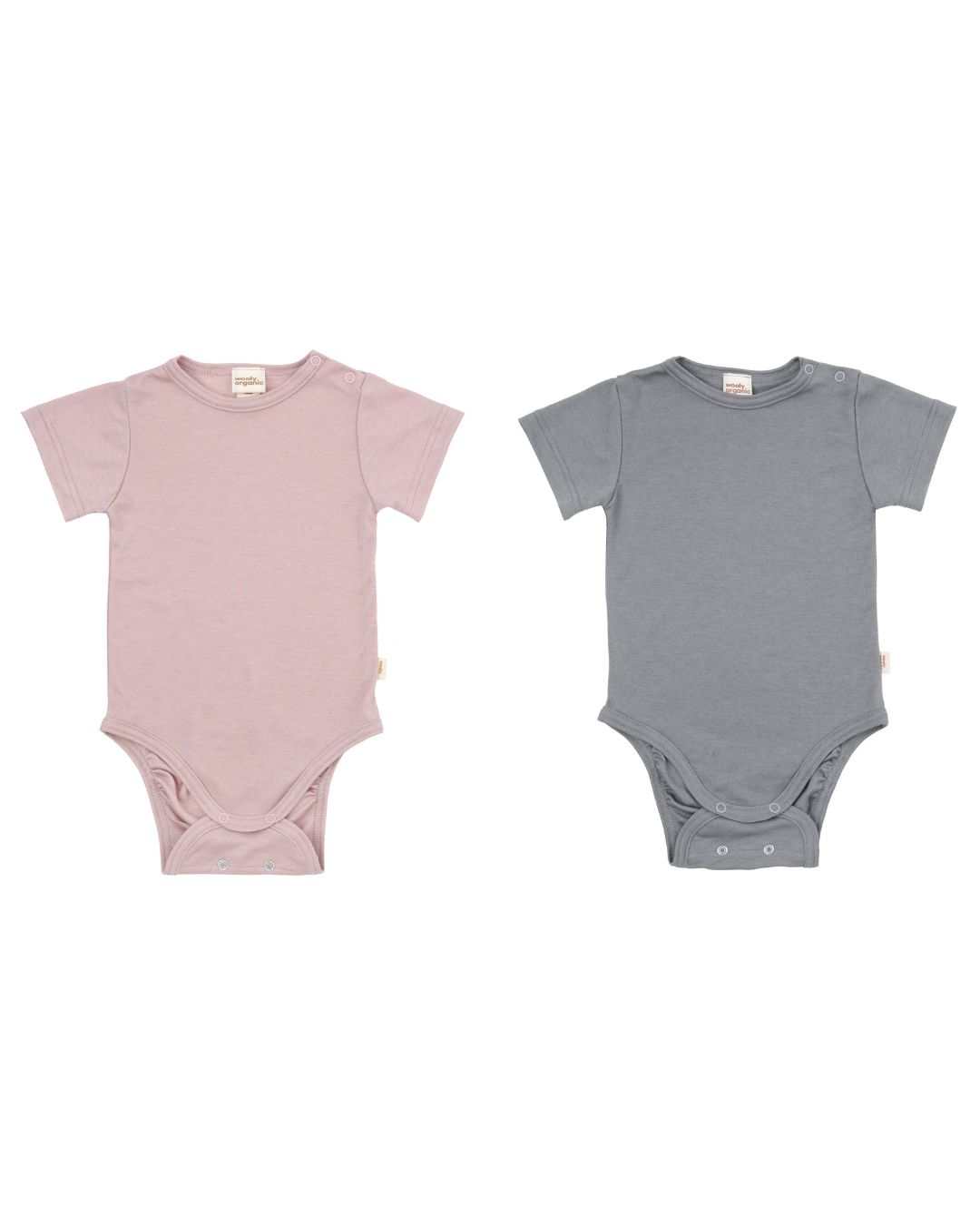 Woolly Organic Body body neonato manica corta lyocell lana AW26